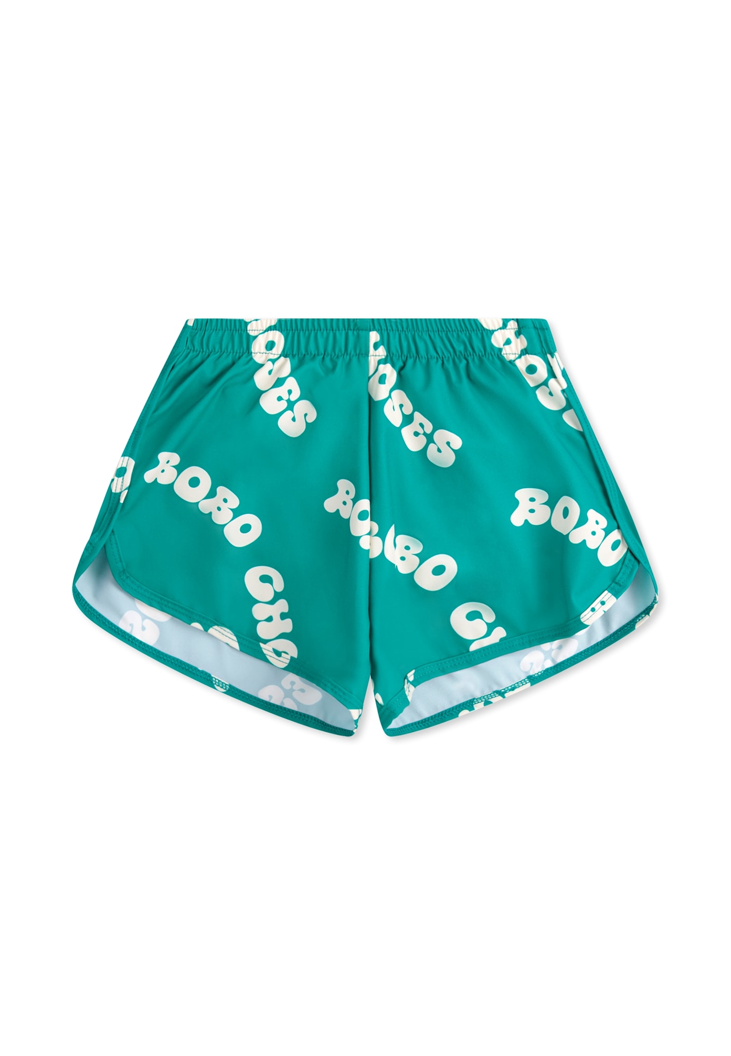Bobo Choses Logo-print Swim Shorts In Green