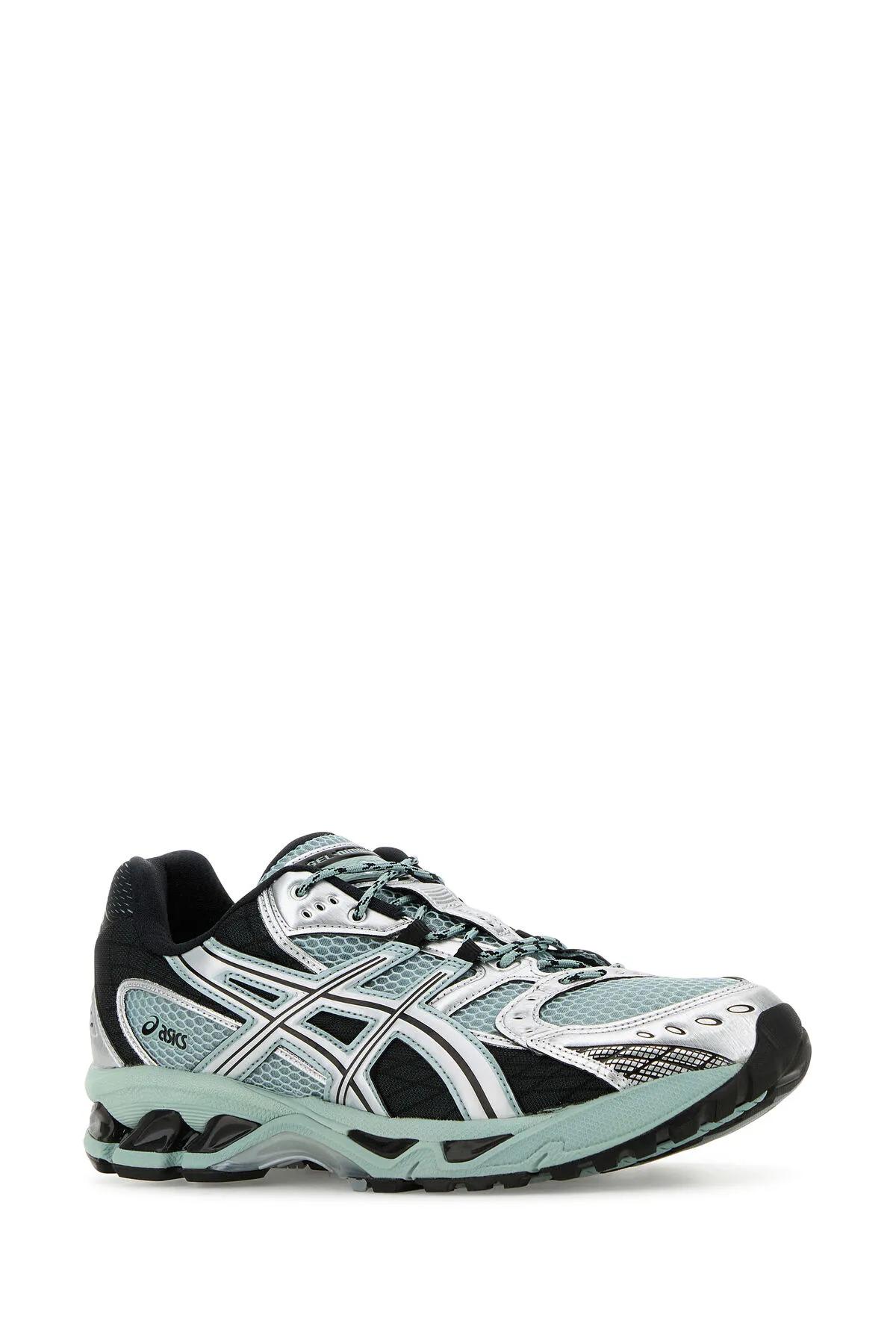 Shop Asics Multicolor Mesh And Rubber Gel-nimbus 10.1 Sneakers In Ocean Haze/pure Silver