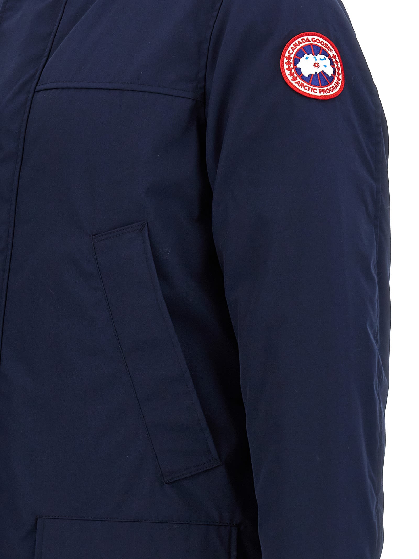 Shop Canada Goose Langford Parka In Blue