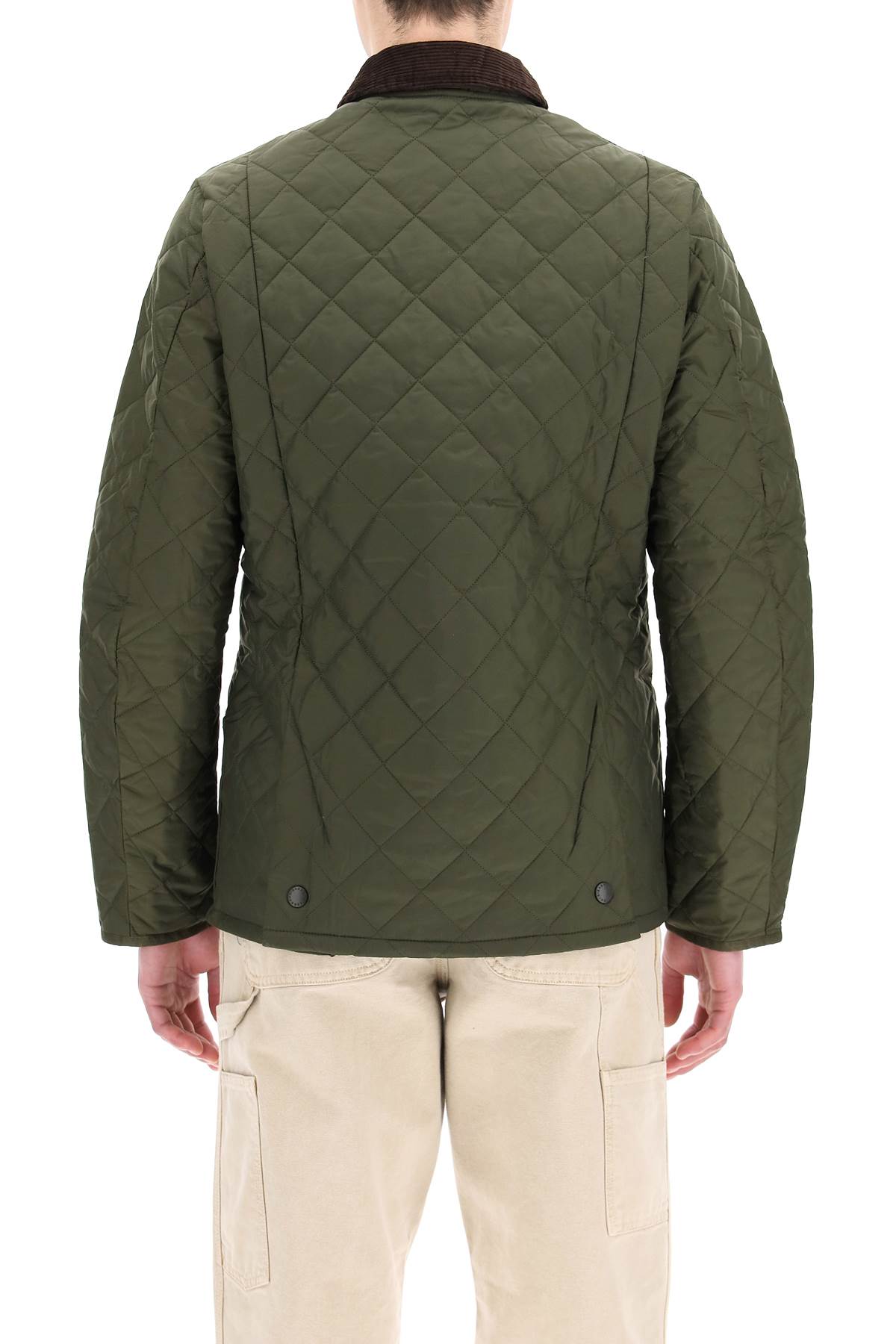 Barbour Heritage Liddesdale Padded Jacket In Green