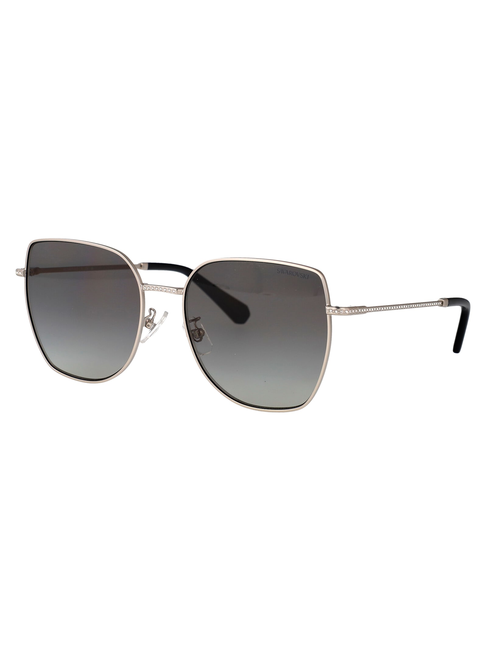Swarovski 0sk7021d Sunglasses In 400111 Matte Silver