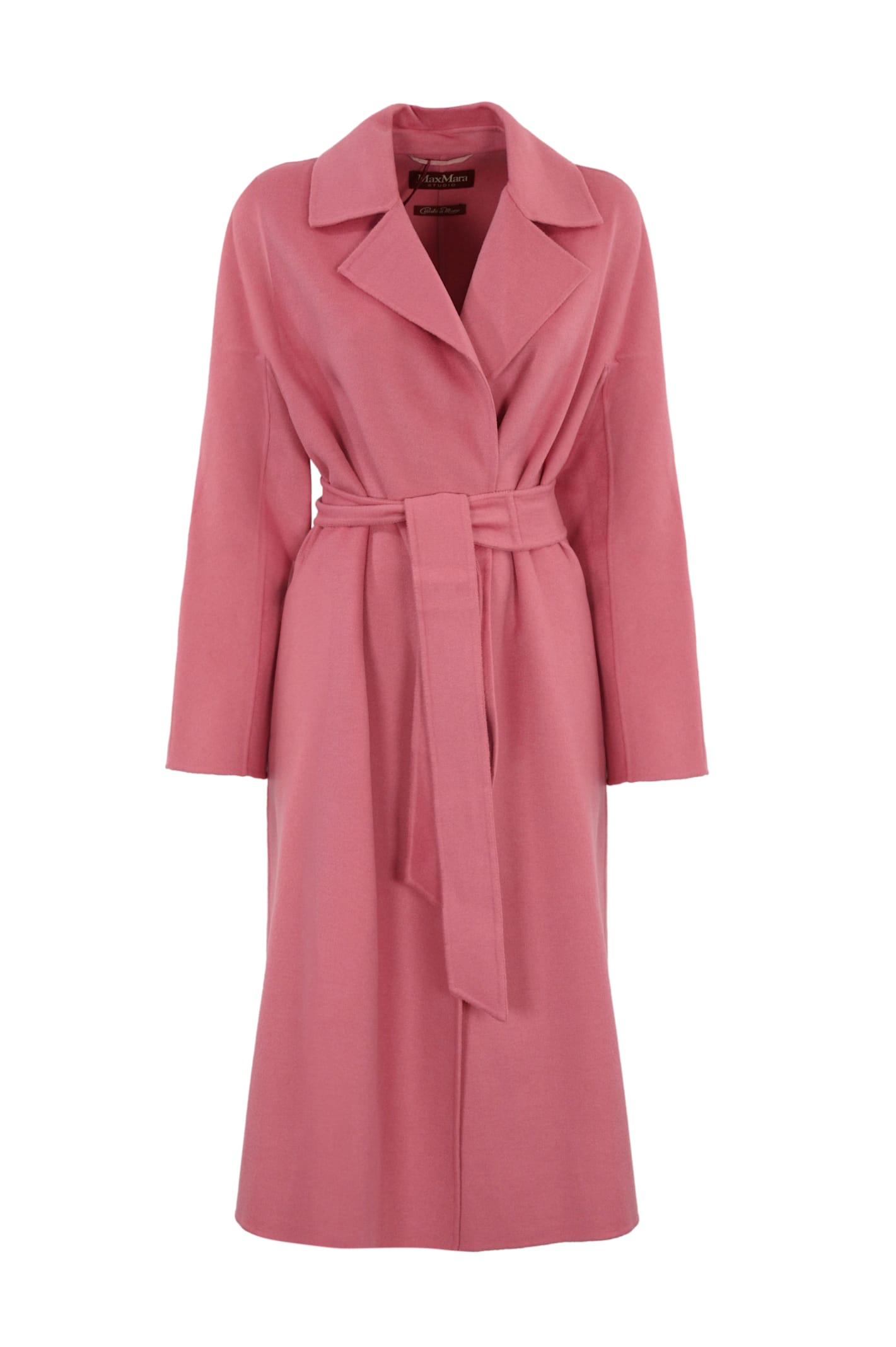 Shop Max Mara Cles Wool And Cashmere Coat In Peonia