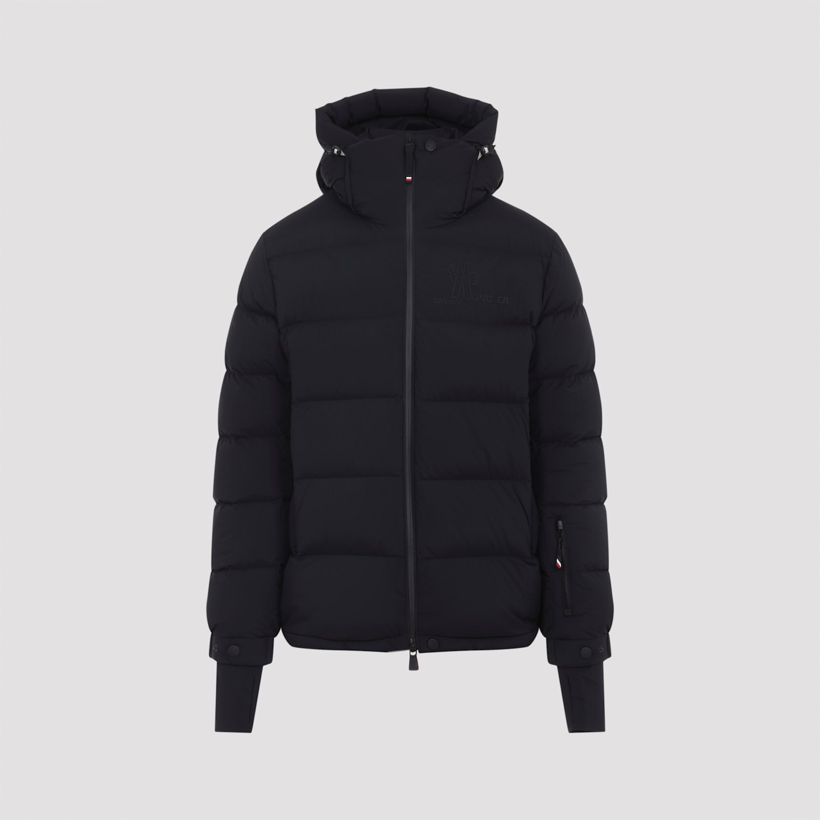 Moncler Grenoble Isorno Hooded Down Ski Jacket Clothing In Blue