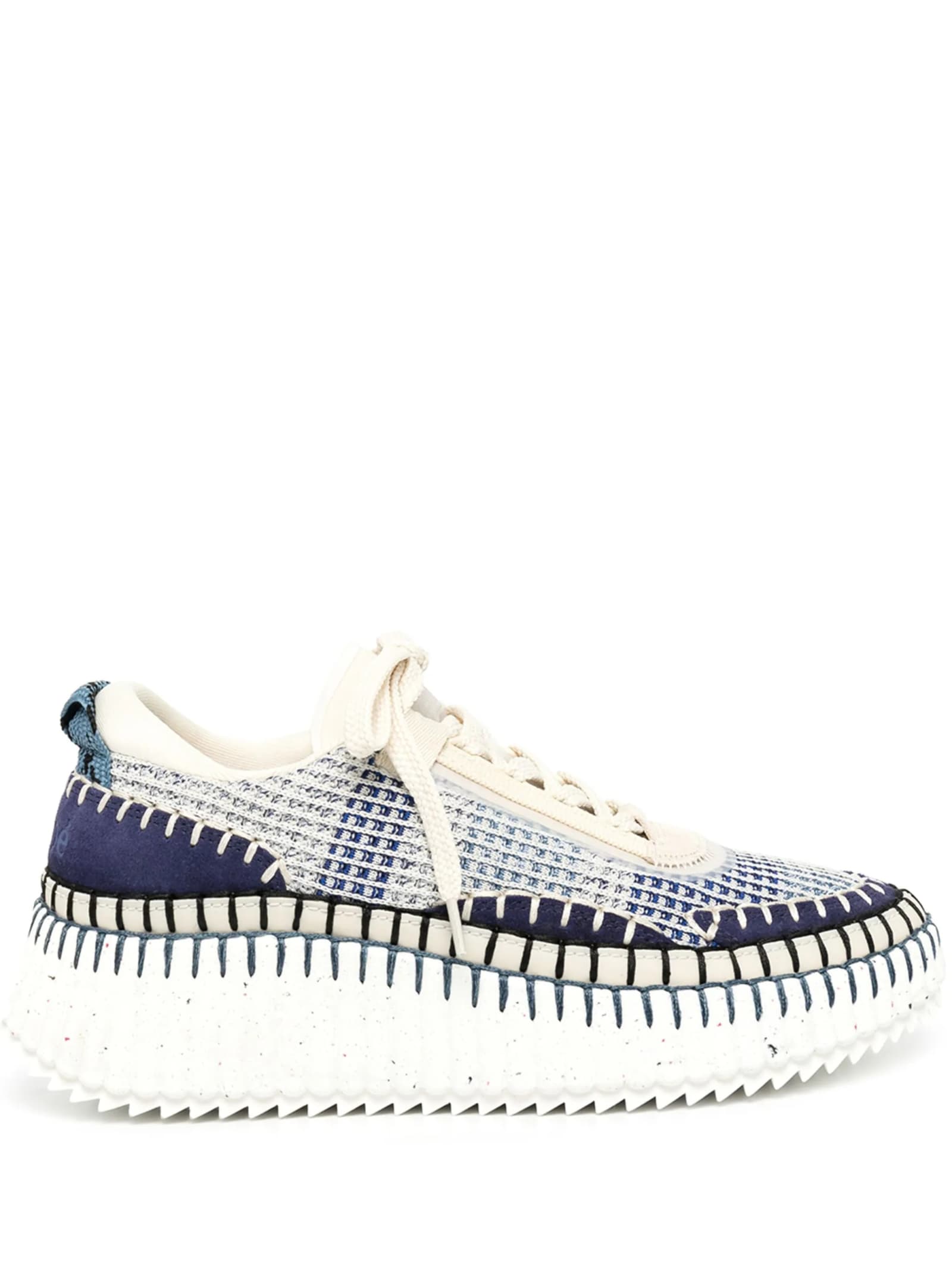 Shop Chloé Cosmic Blue Nama Sneakers