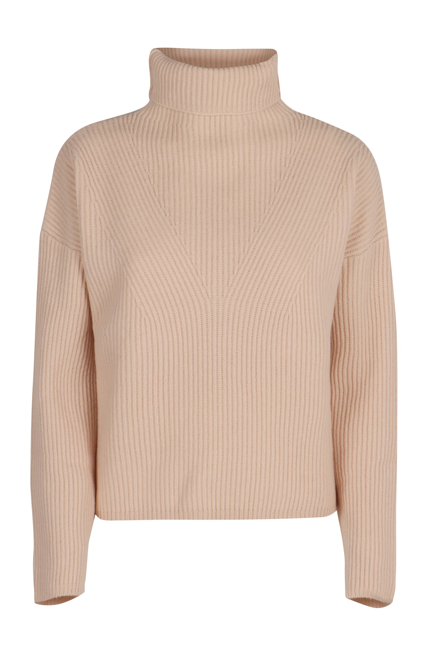 Shop Max Mara Golia Turtleneck Sweater In Pink