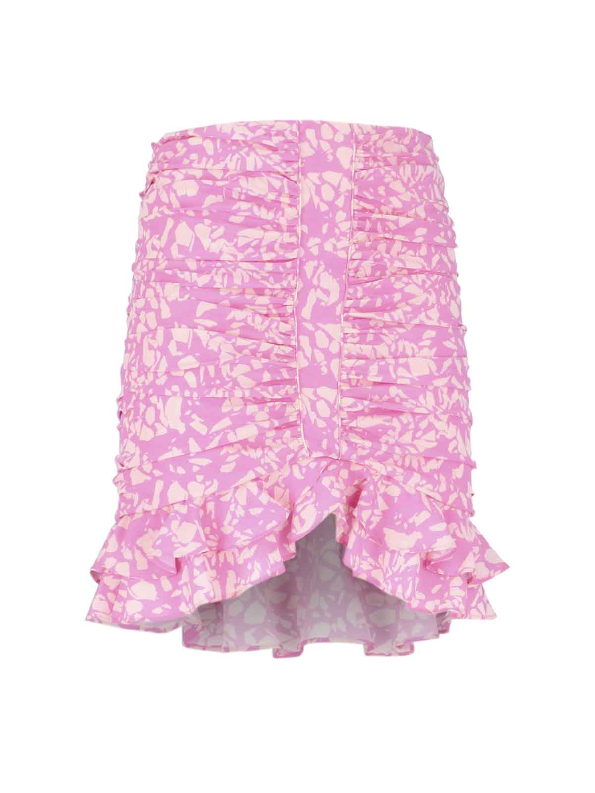 Isabel Marant Crepe Skirt In Rosa