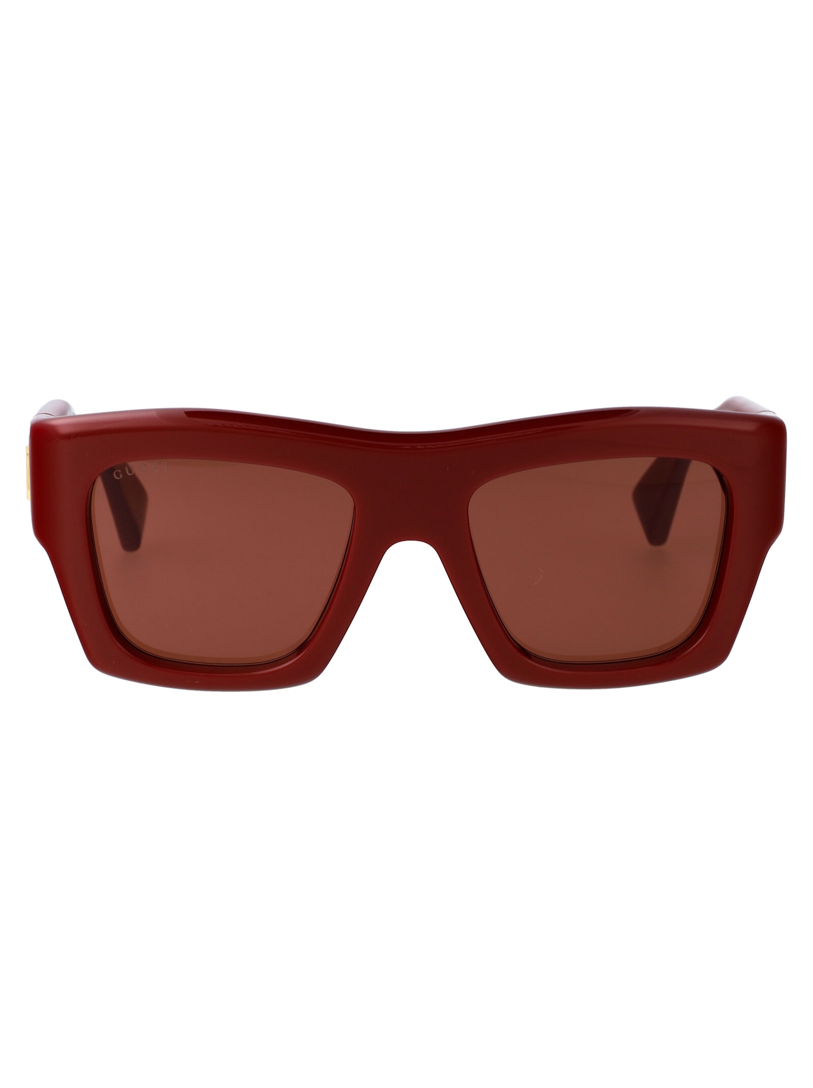 Shop Gucci Gg1772s Sunglasses In Bordeaux