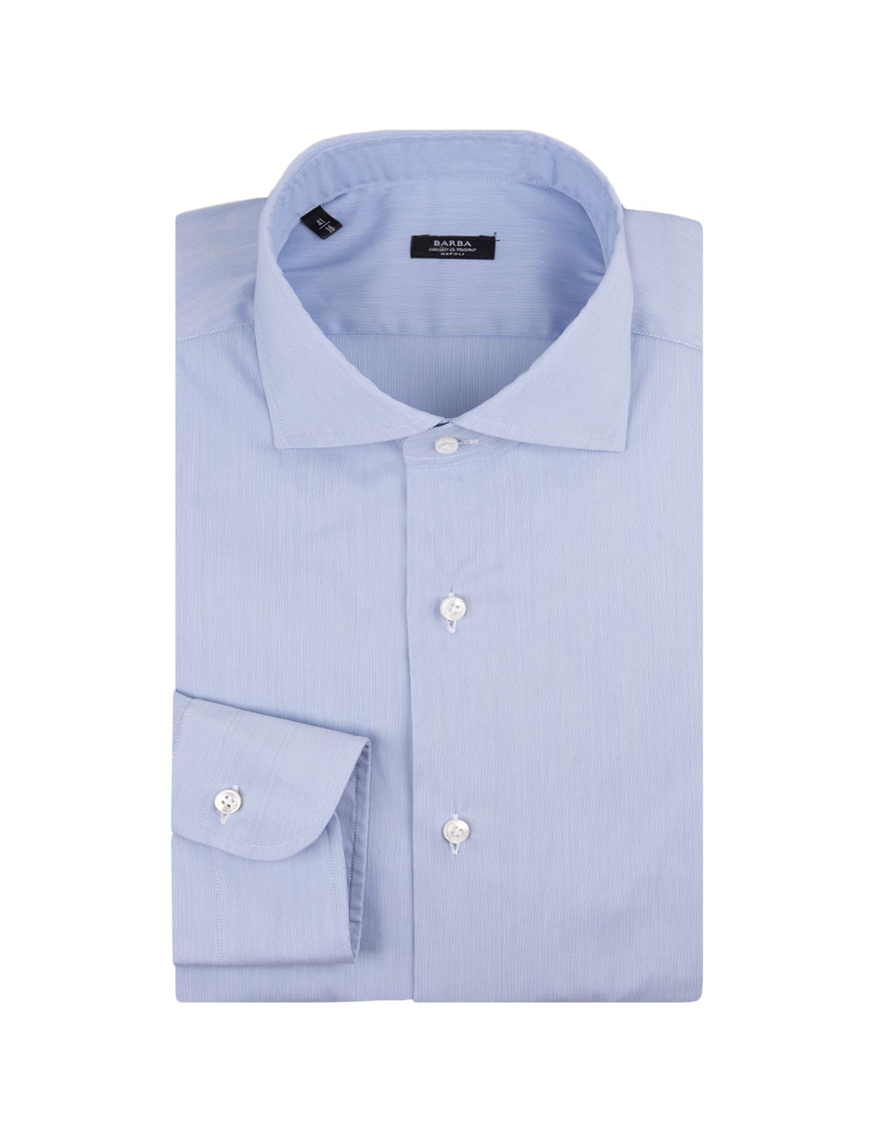 Light Blue Cotton Blend Shirt