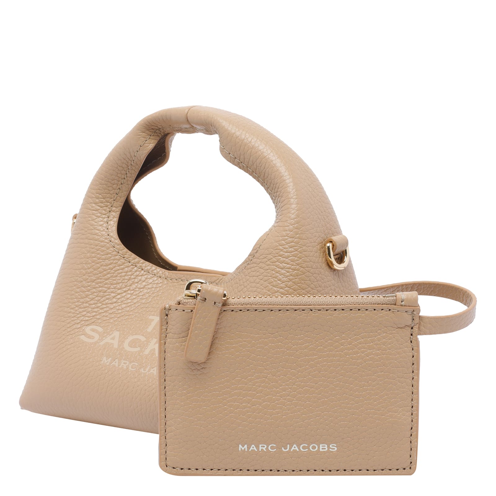 Marc Jacobs The Micro Crossbody Sack Bag In Sand