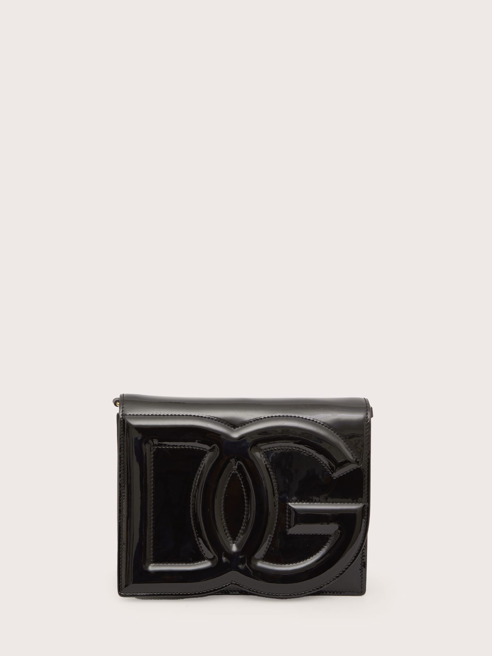 Dolce & Gabbana Black Patent Leather Bag