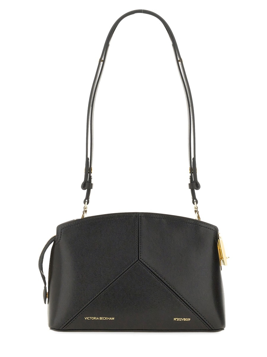 Shop Victoria Beckham Bag With Logo In Black