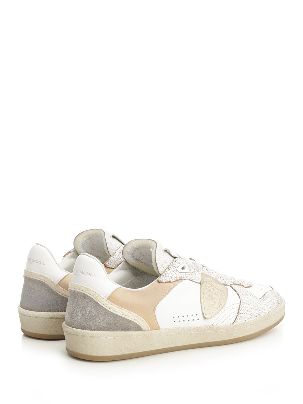 Philippe Model Pgal Low Woman Sneakers Multicolor In Nude