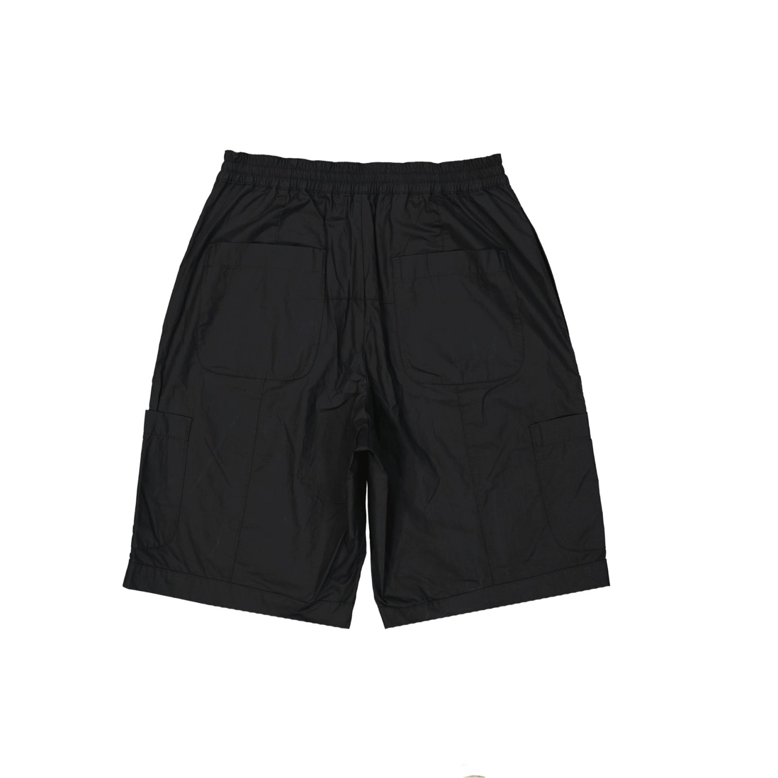 Shop Ambush Cotton Shorts In Black