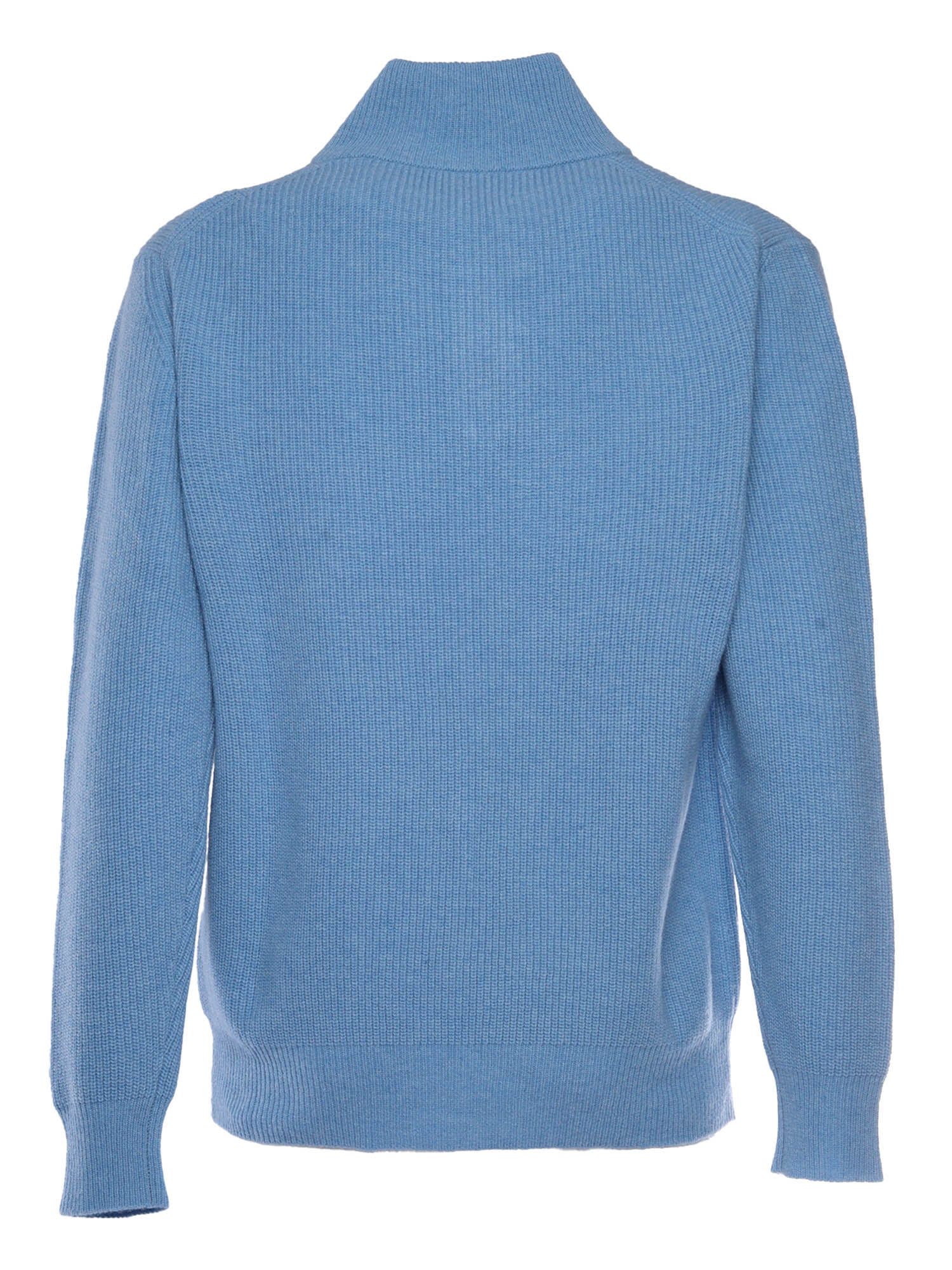 Shop Ballantyne Half Zip Pullover In Light Blue