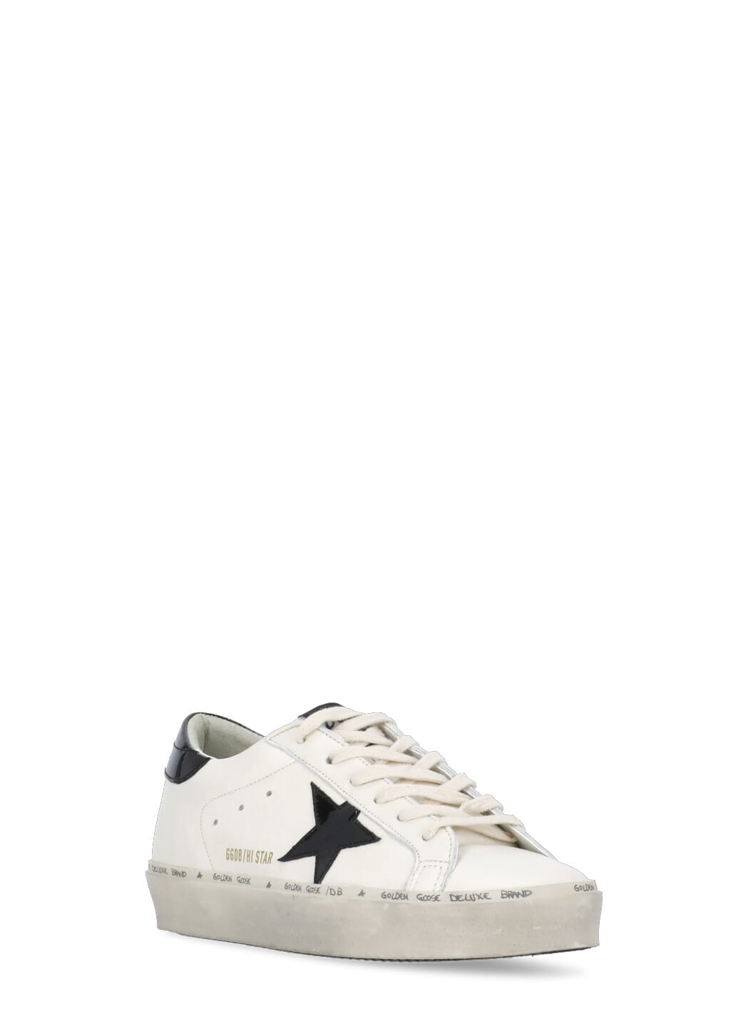 Shop Golden Goose Hi Star Classic Sneakers In White