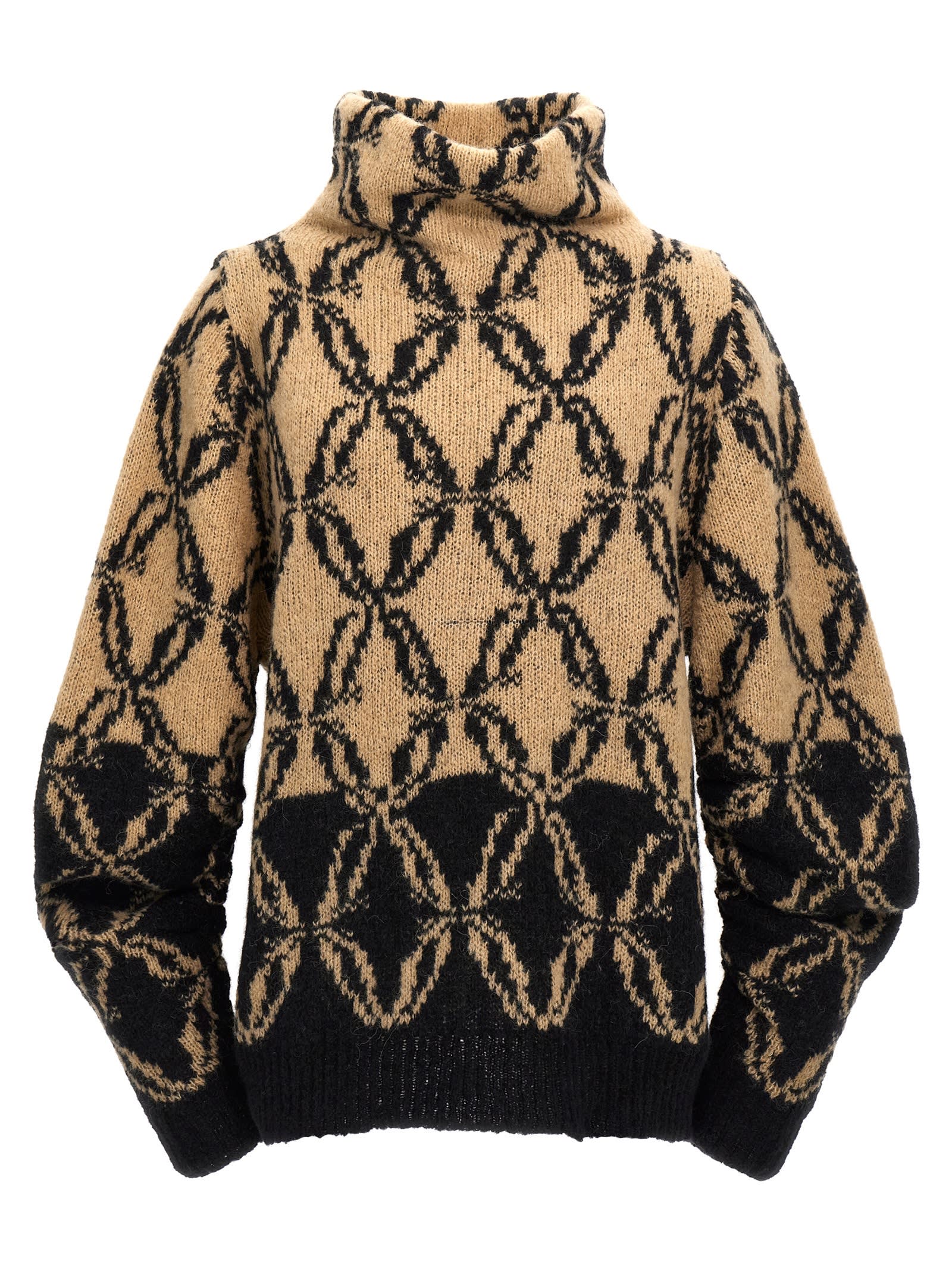 Shop Dries Van Noten Monier Sweater In Multicolor