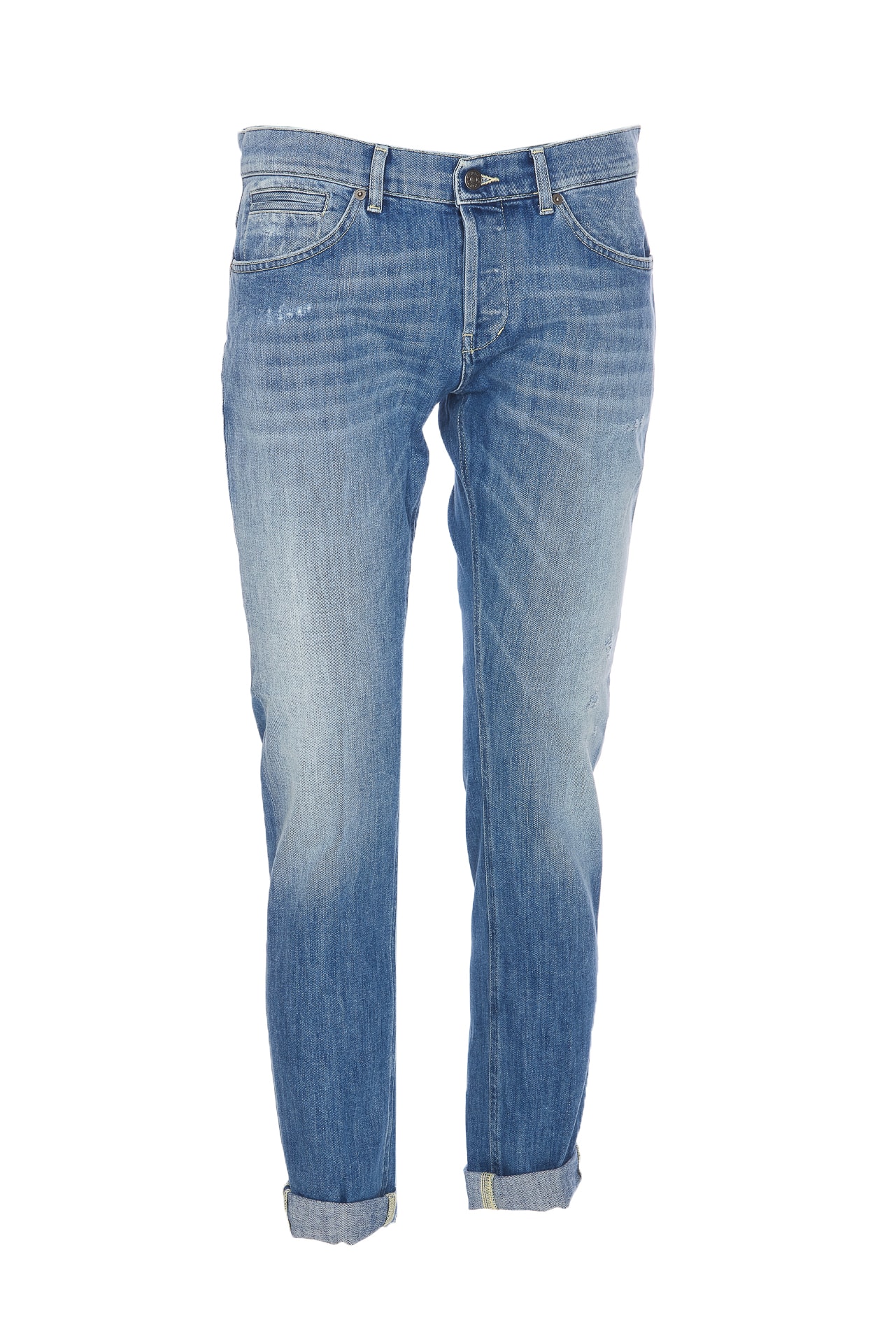Shop Dondup George Denim Jeans In Blu