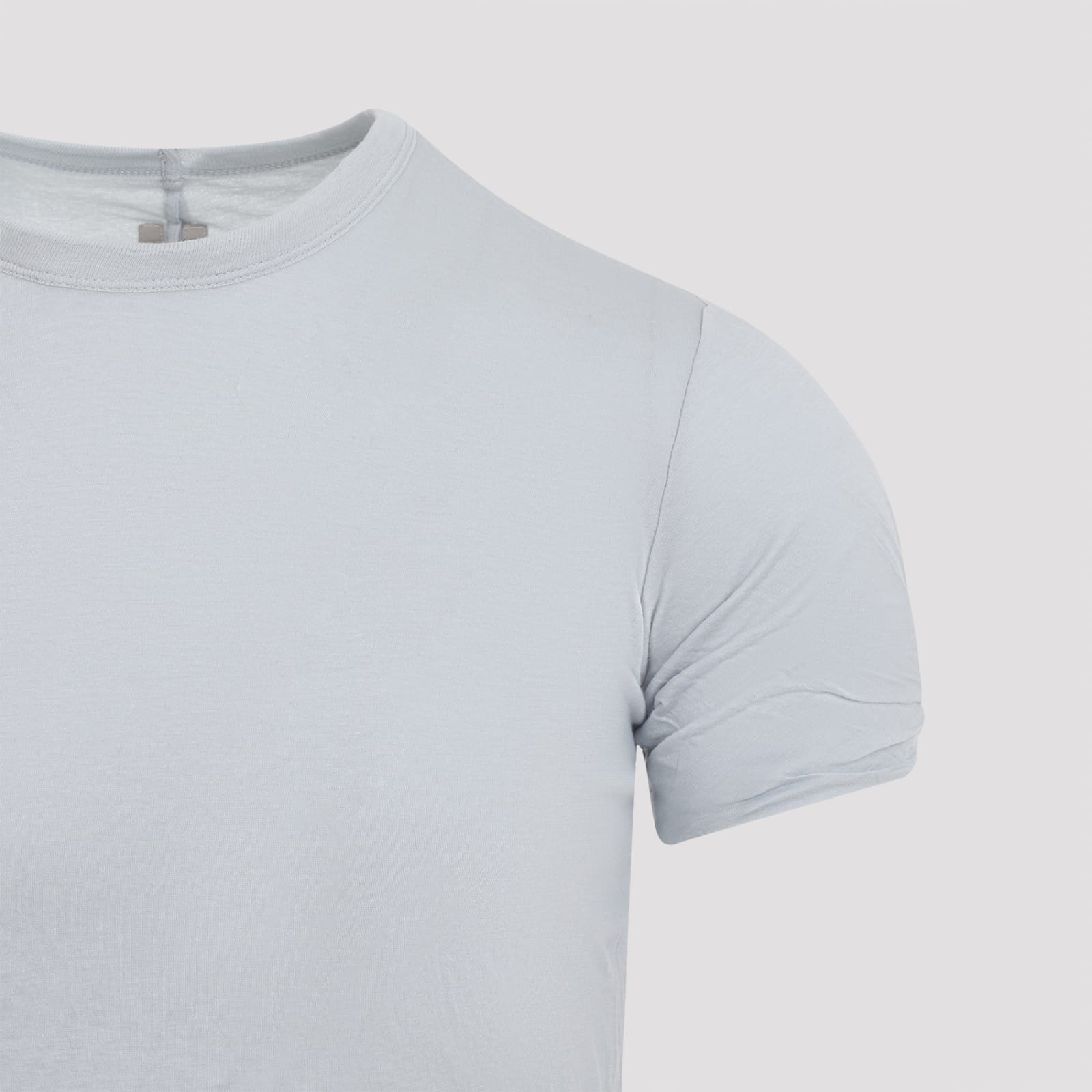 Shop Rick Owens Double Ss T T-shirt In Pale Blue