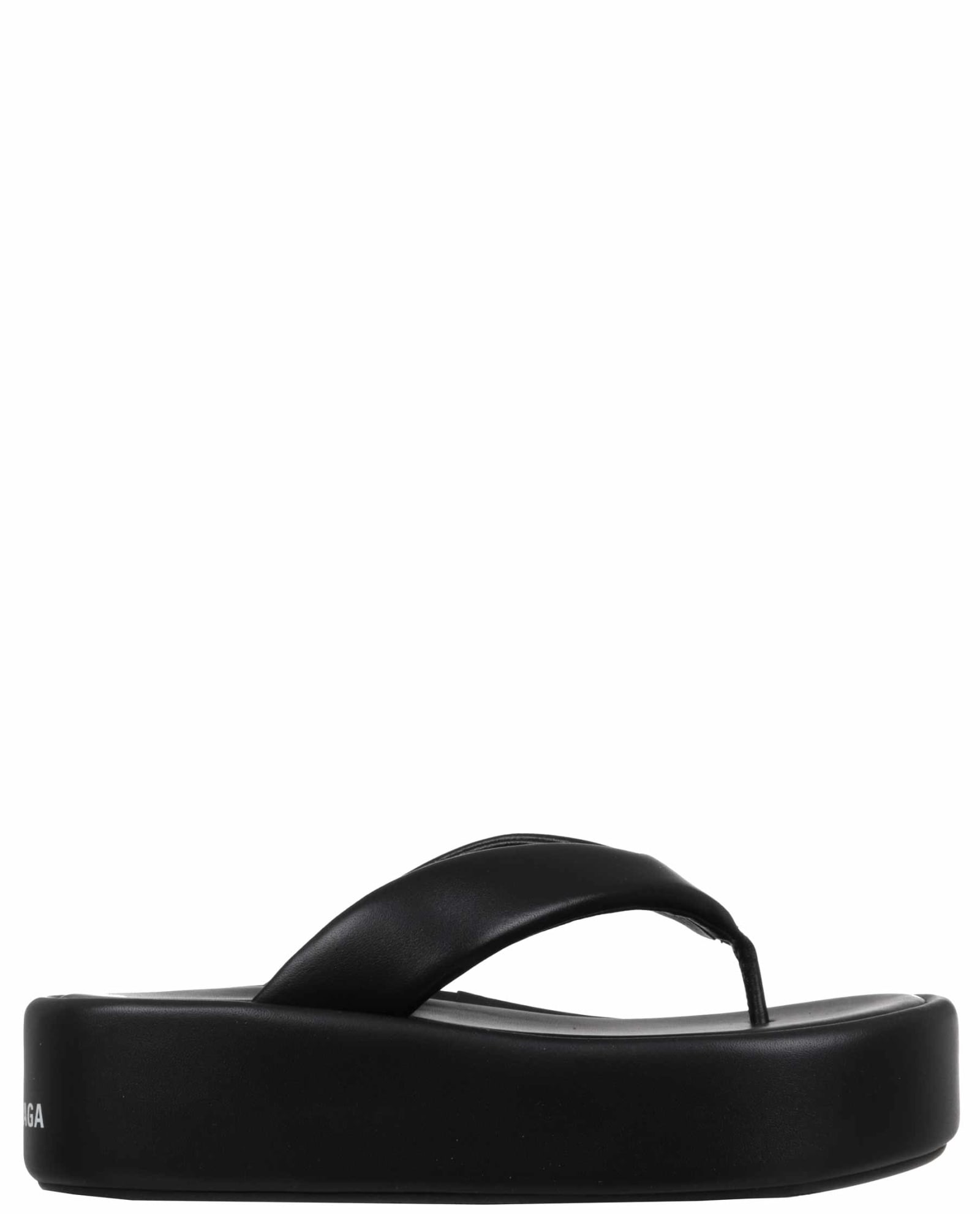 Balenciaga Black Rise Thong Sandals | ModeSens