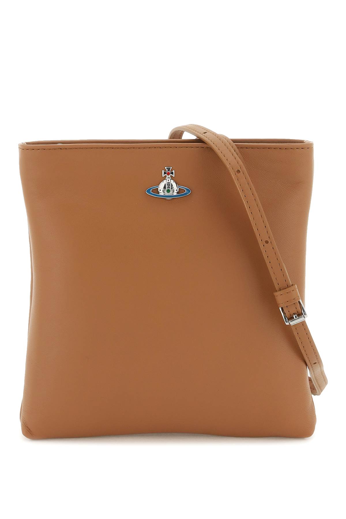 Vivienne Westwood Squire Square Crossbody Bag In Brown ModeSens