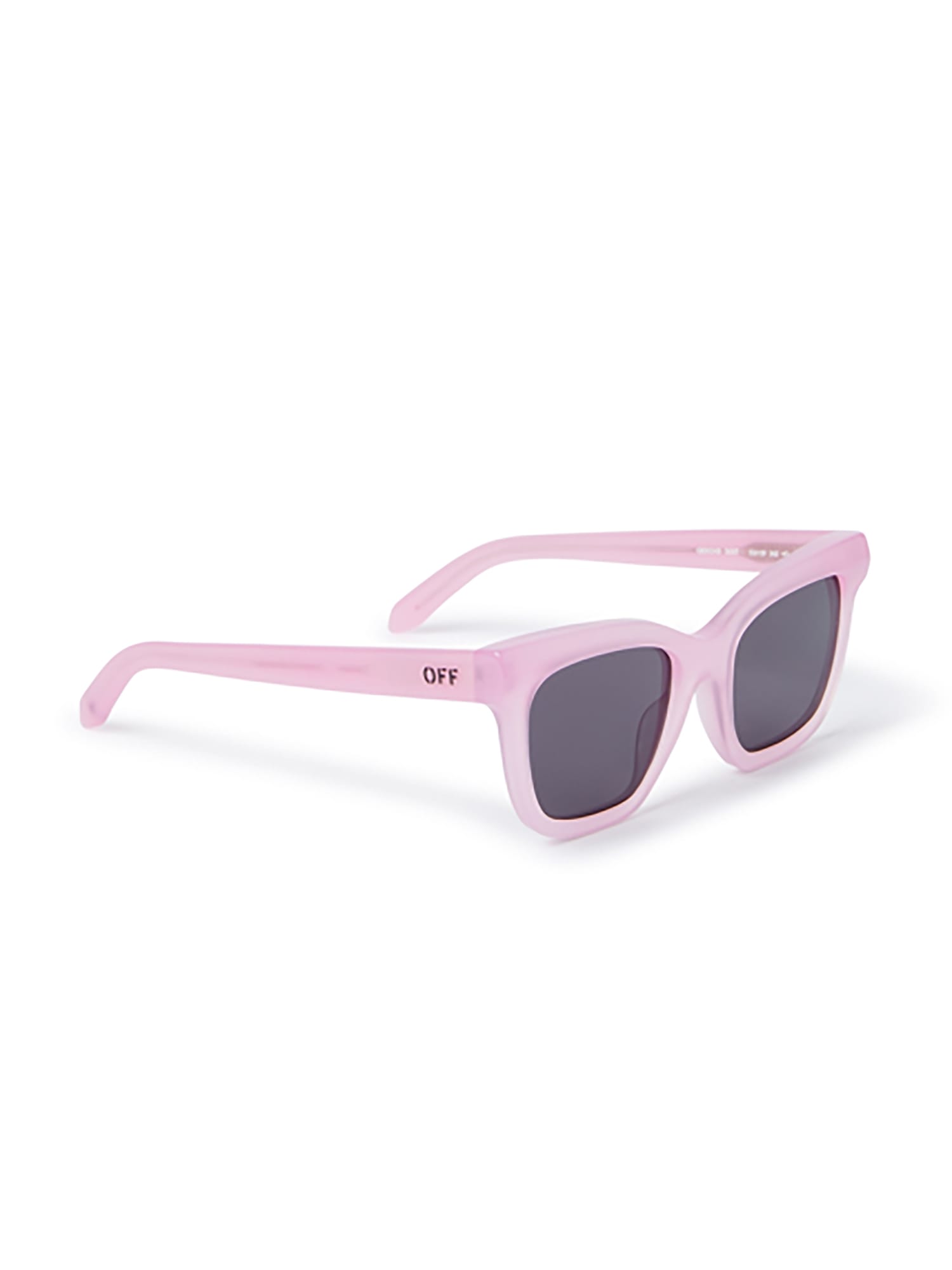 Off-white Oeri143 Lincoln Sunglasses Eyewear In Pink Dark Grey