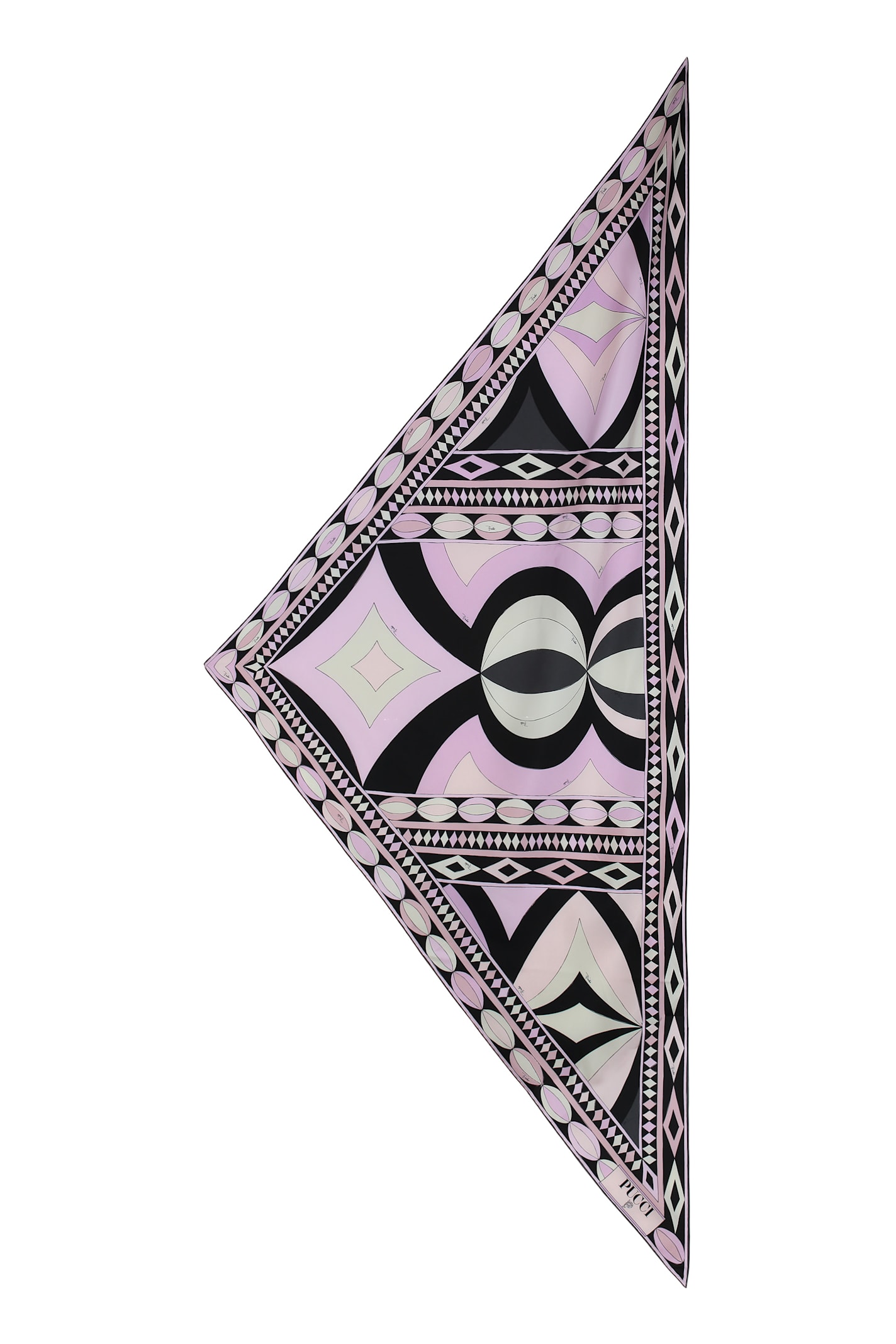 Pucci Printed Silk Scarf In Multi