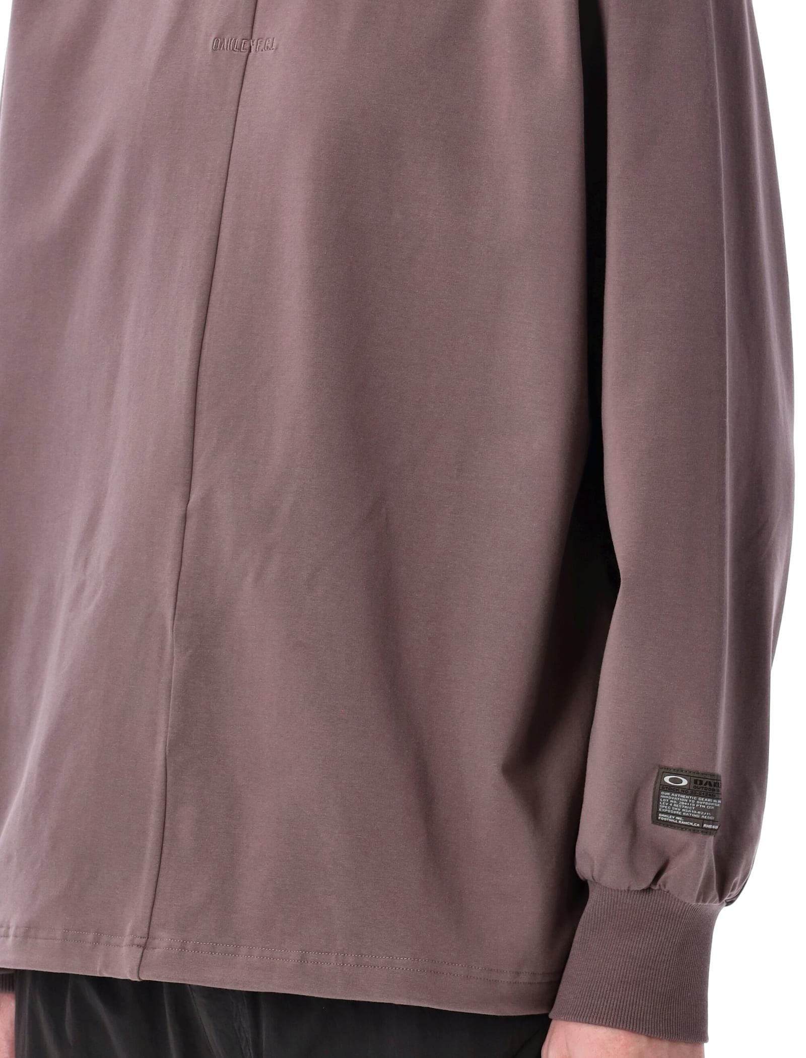 Oakley Men S F.g.l. Slick Crewneck Sweatshirt 3.0 Deep Plum In H Deep Plum