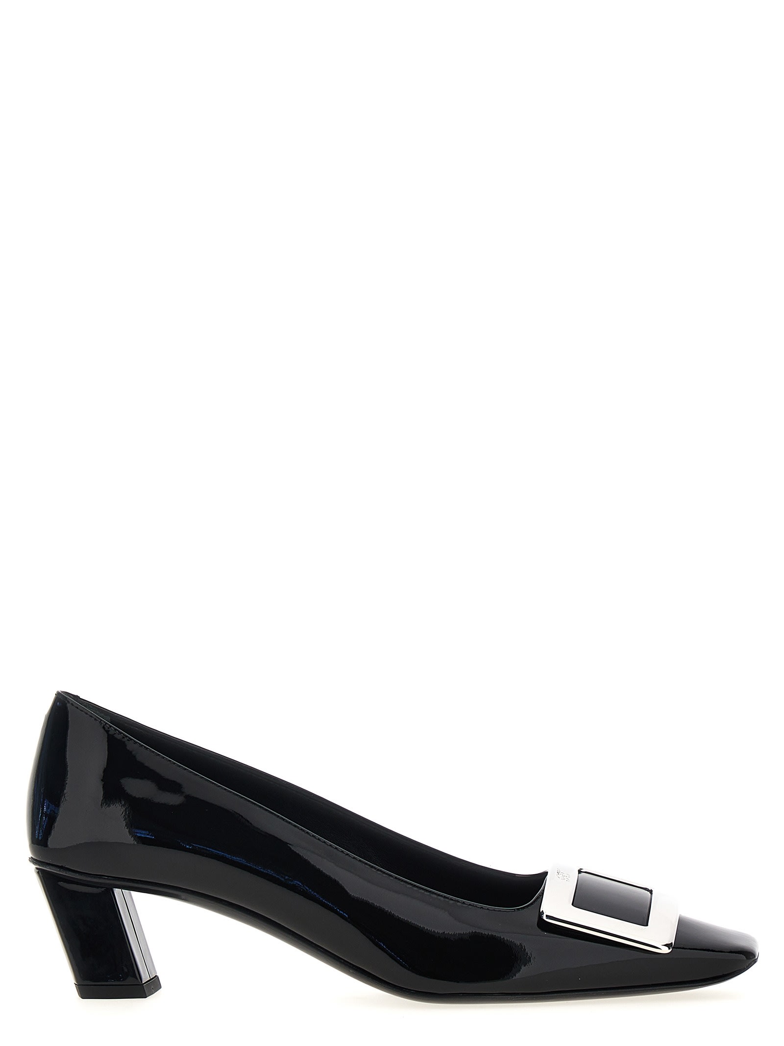 Shop Roger Vivier Belle Vivier Pumps In Black