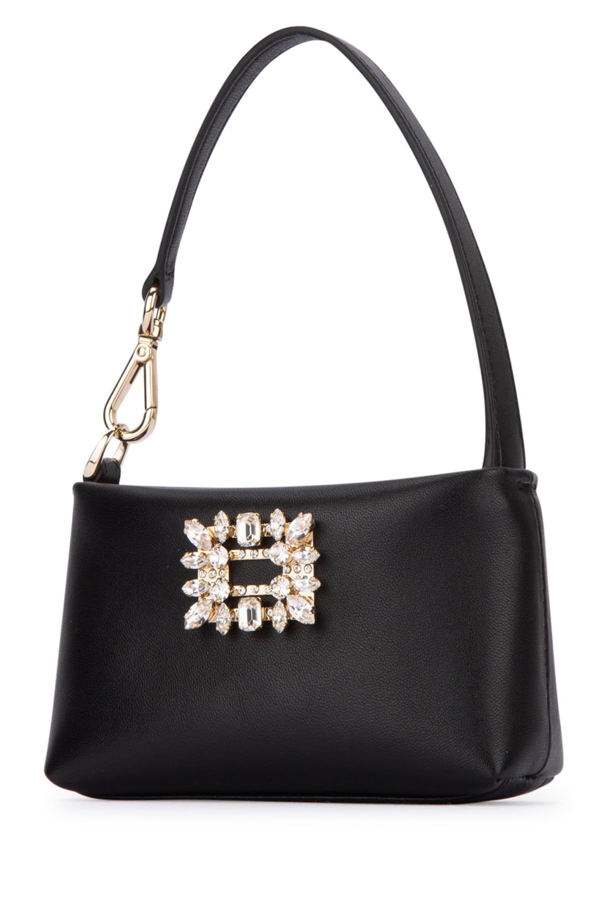 Shop Roger Vivier Rv Nightlily Charm In Nero