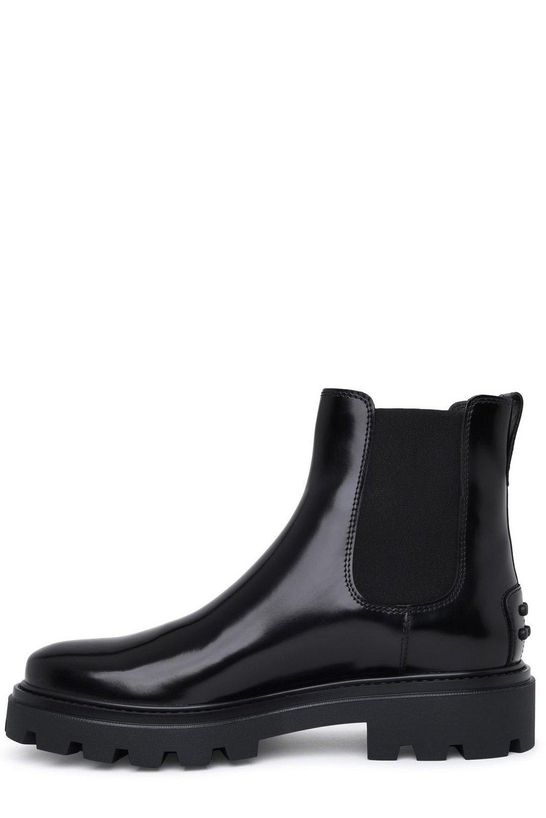 Shop Tod's Classic Chunky Ankle Boots