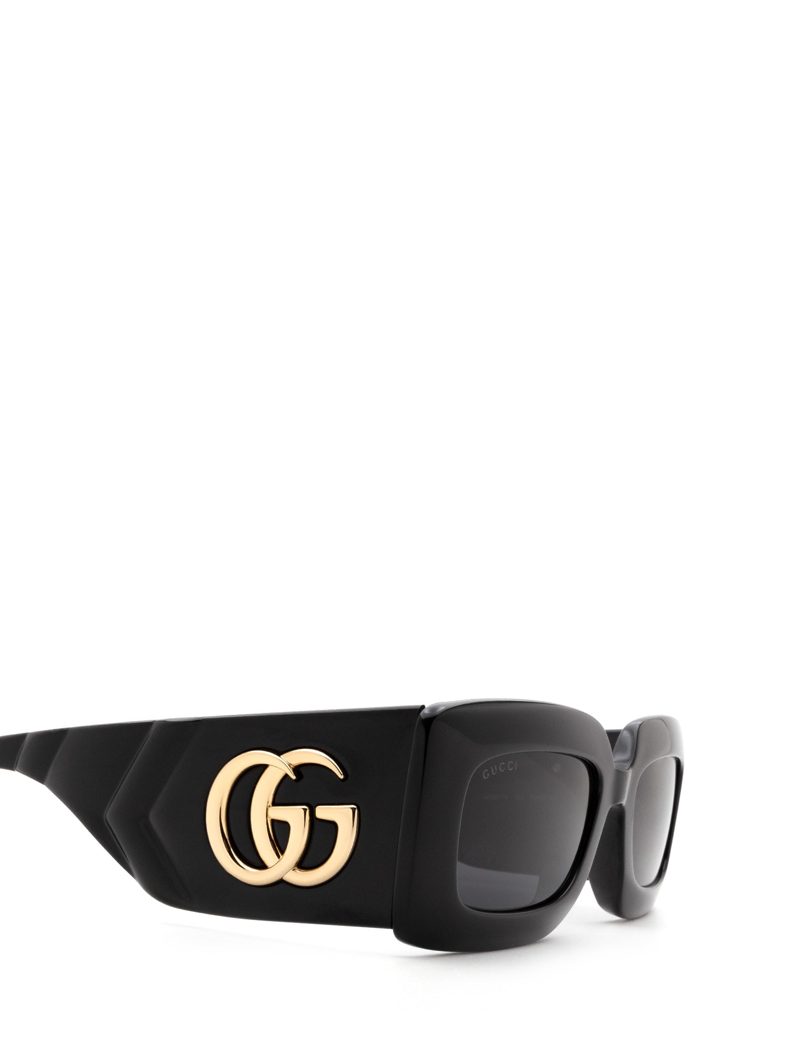 Shop Gucci Gg0811s Black Sunglasses