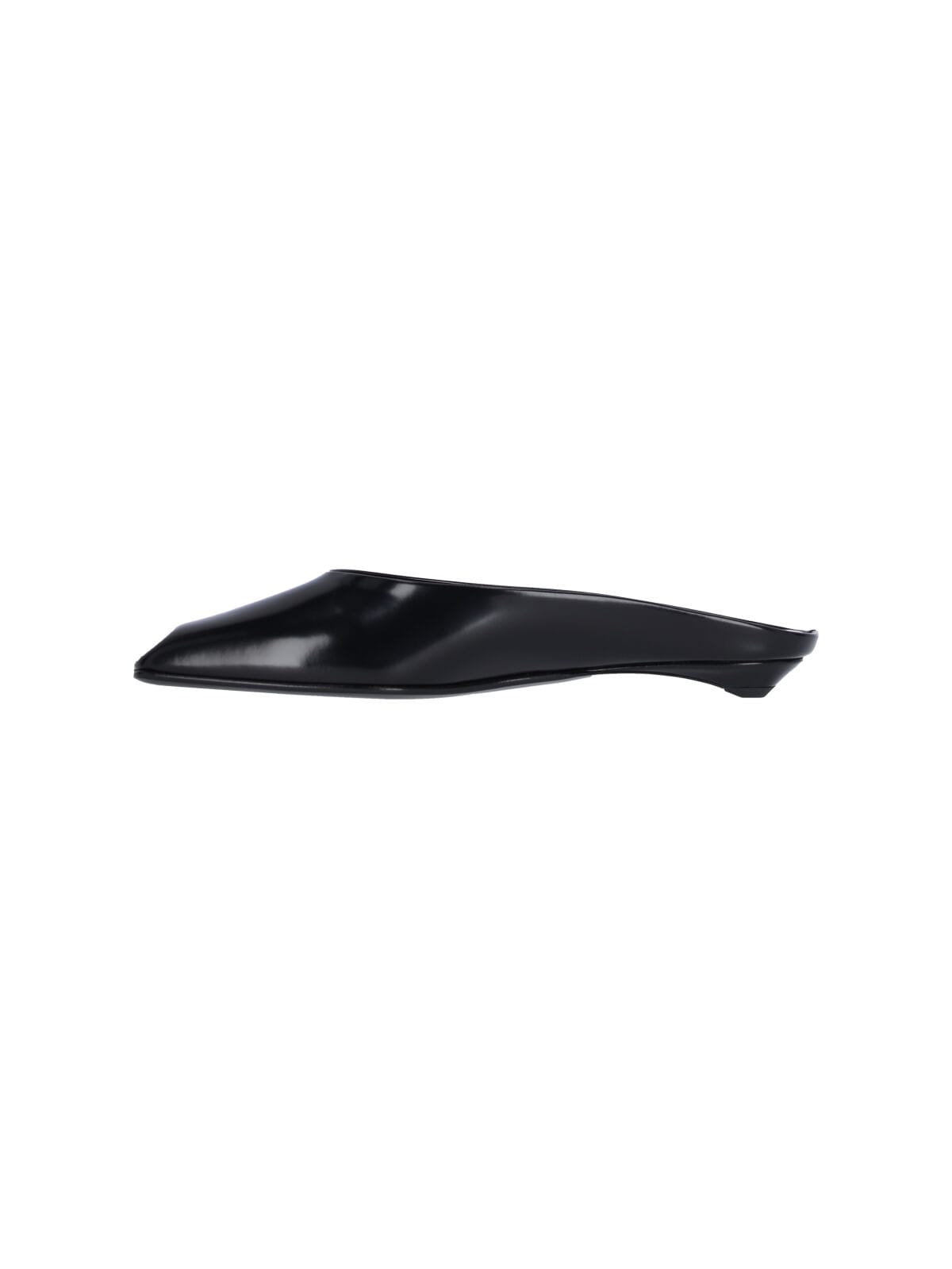 Prada Women Logo Sabots In Black