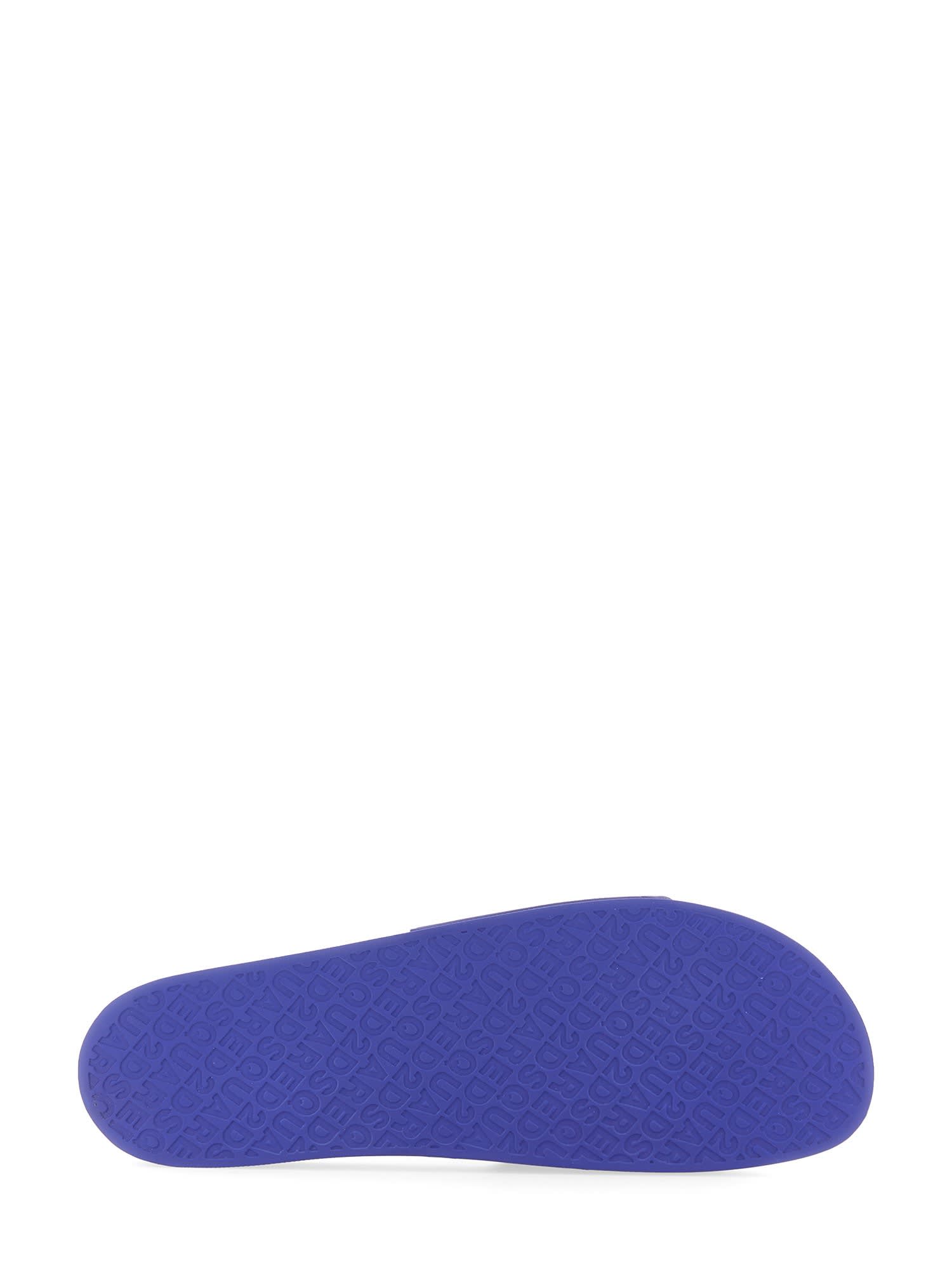 Shop Dsquared2 Slide Sandal In Blu