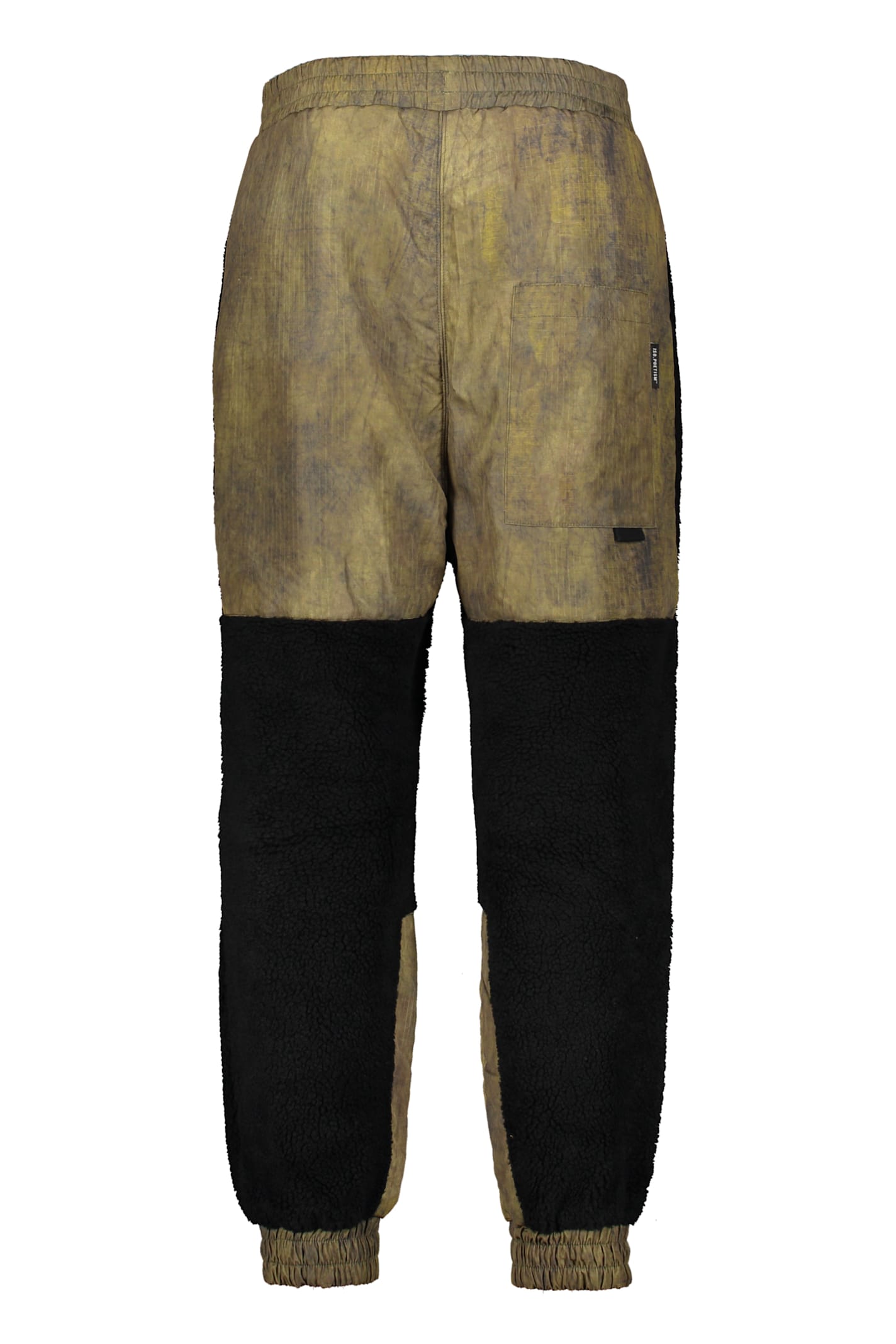 Iso.poetism Technical Fabric Pants In Black