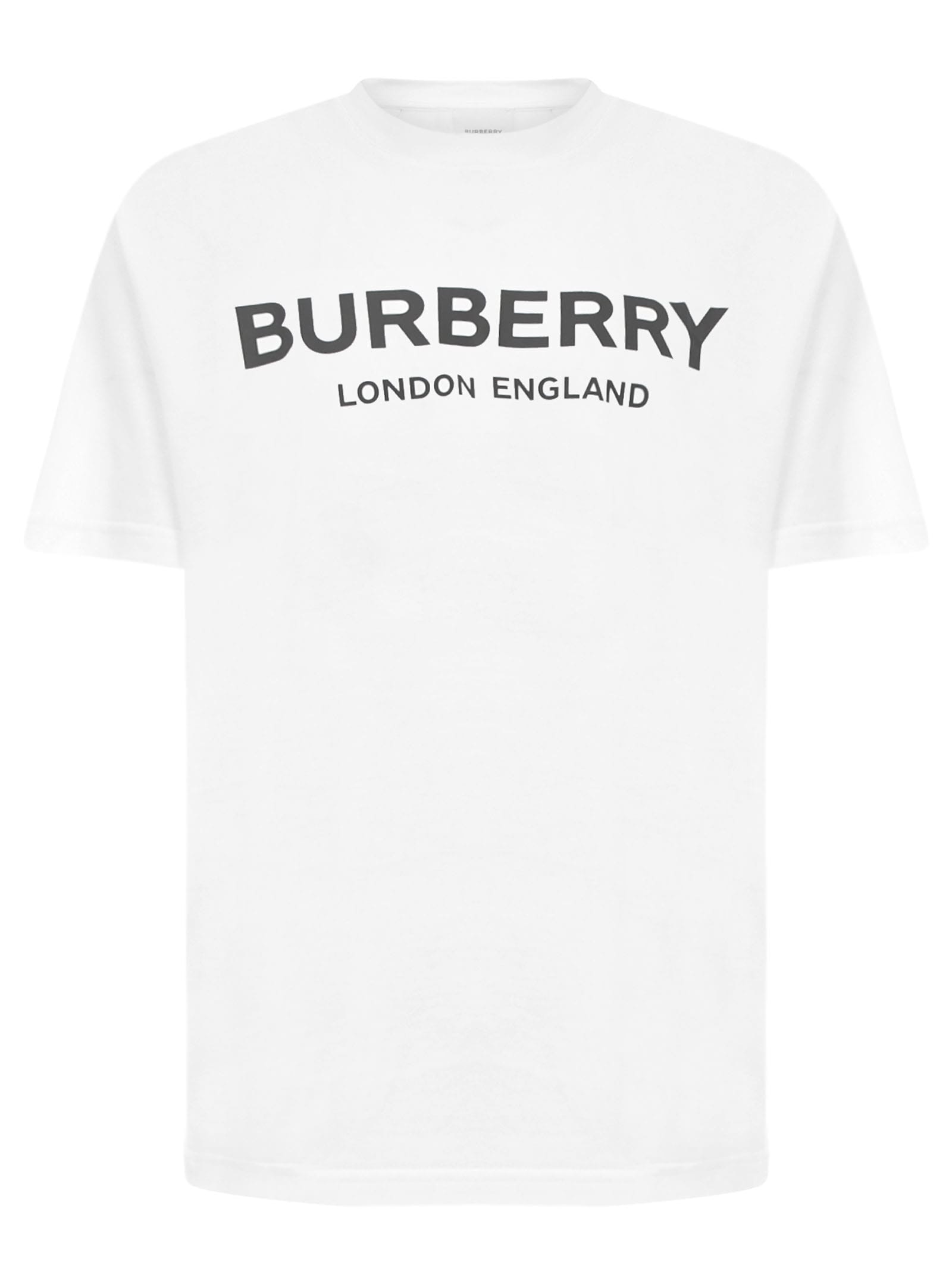 Burberry Letchford T-shirt In White | ModeSens