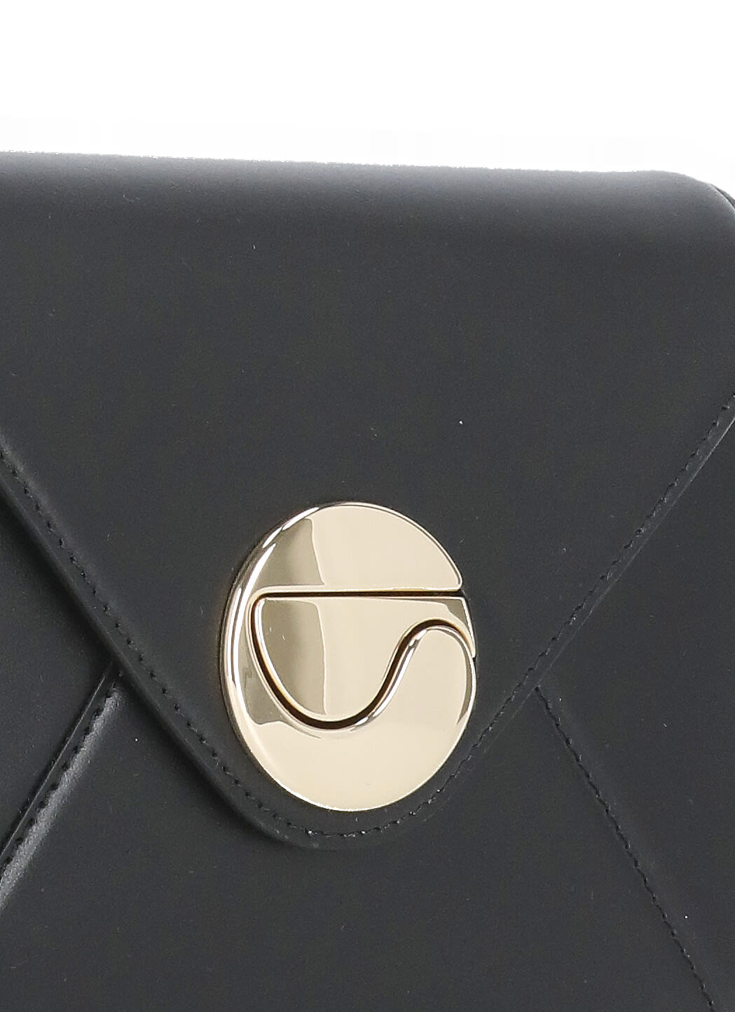 Coperni Shoulder Bag With Clasp Fastening And Adjustable Strap In Black
