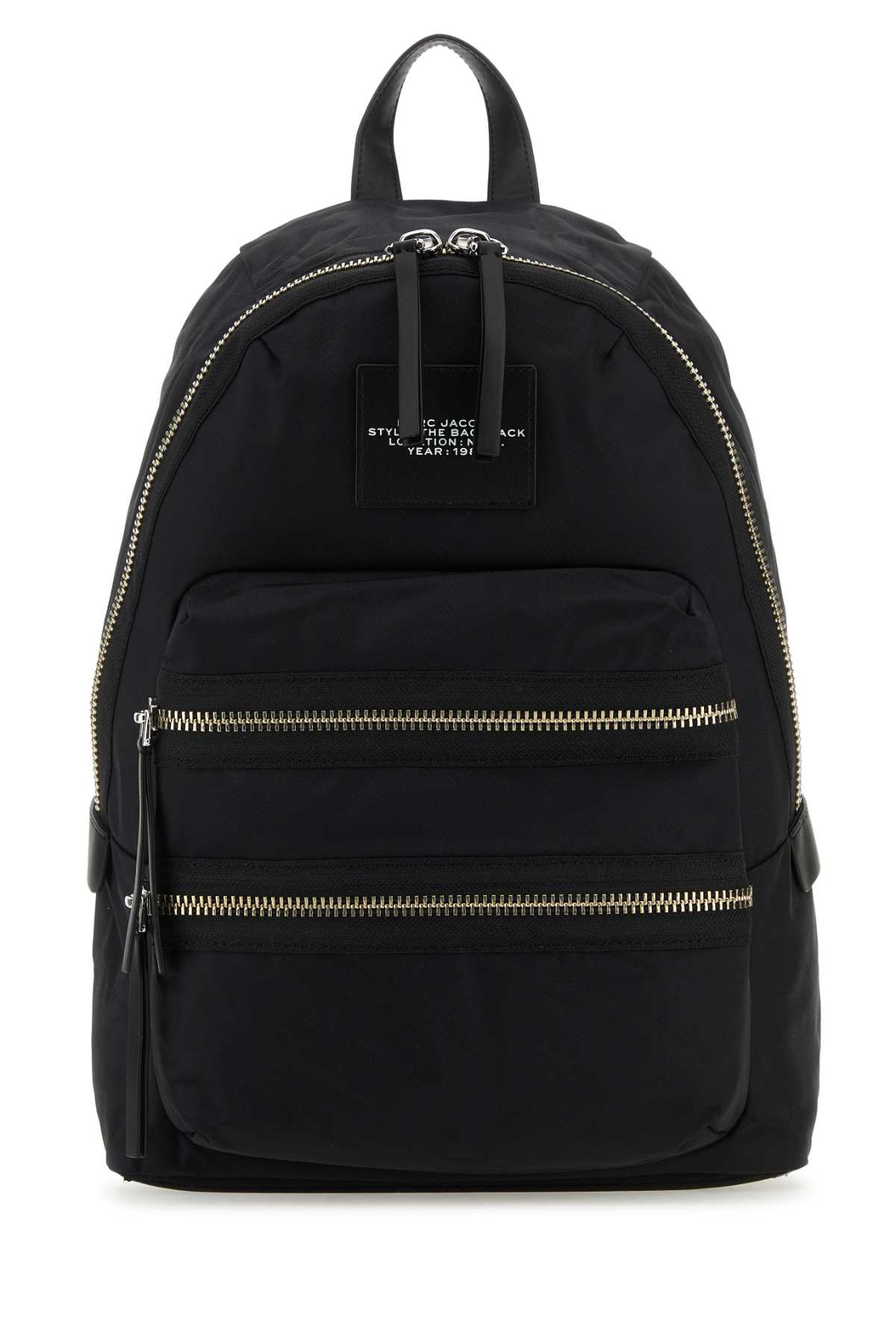 Shop Marc Jacobs Black Nylon The Biker Large Backpack