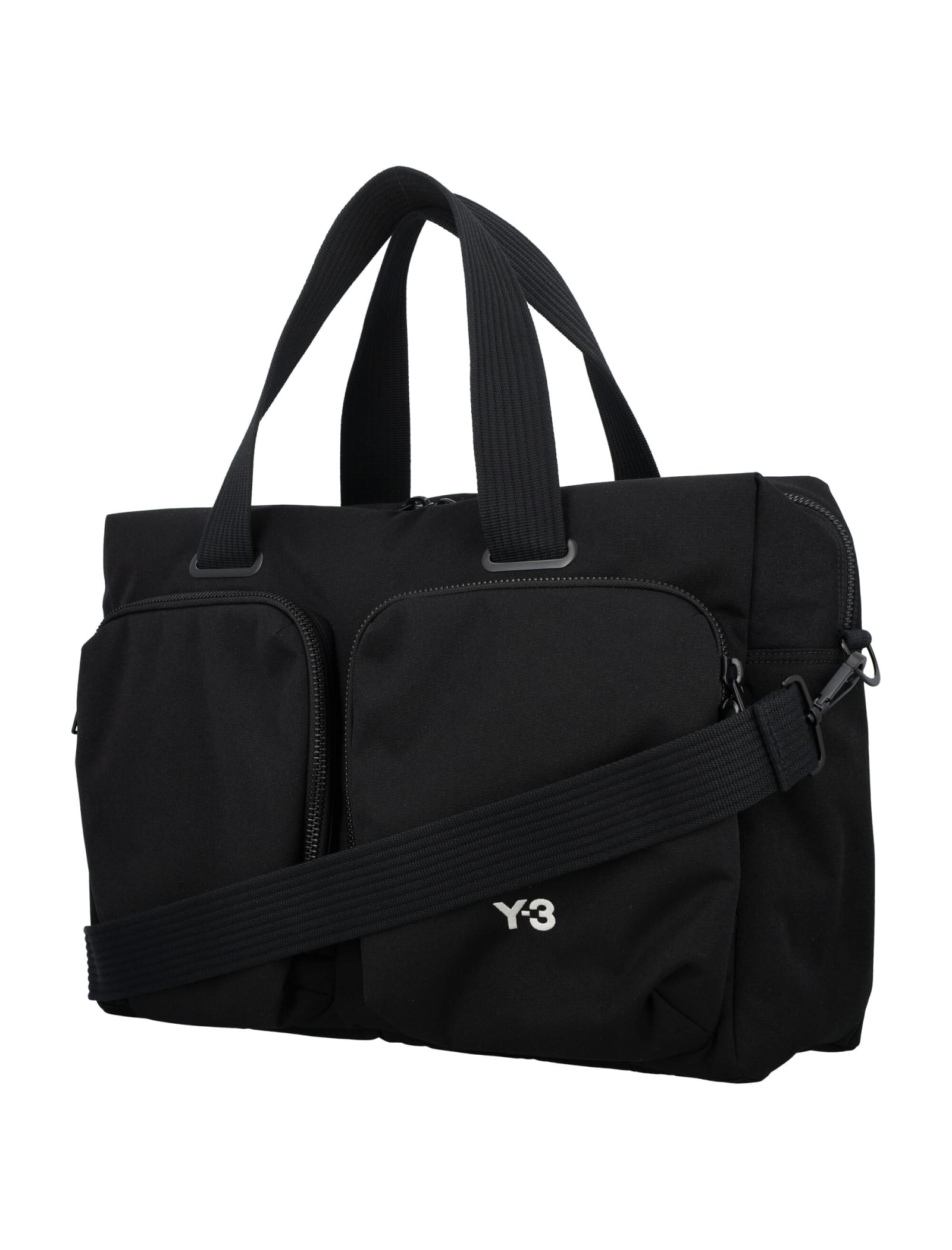 Shop Y-3 Holdall Bag In Black