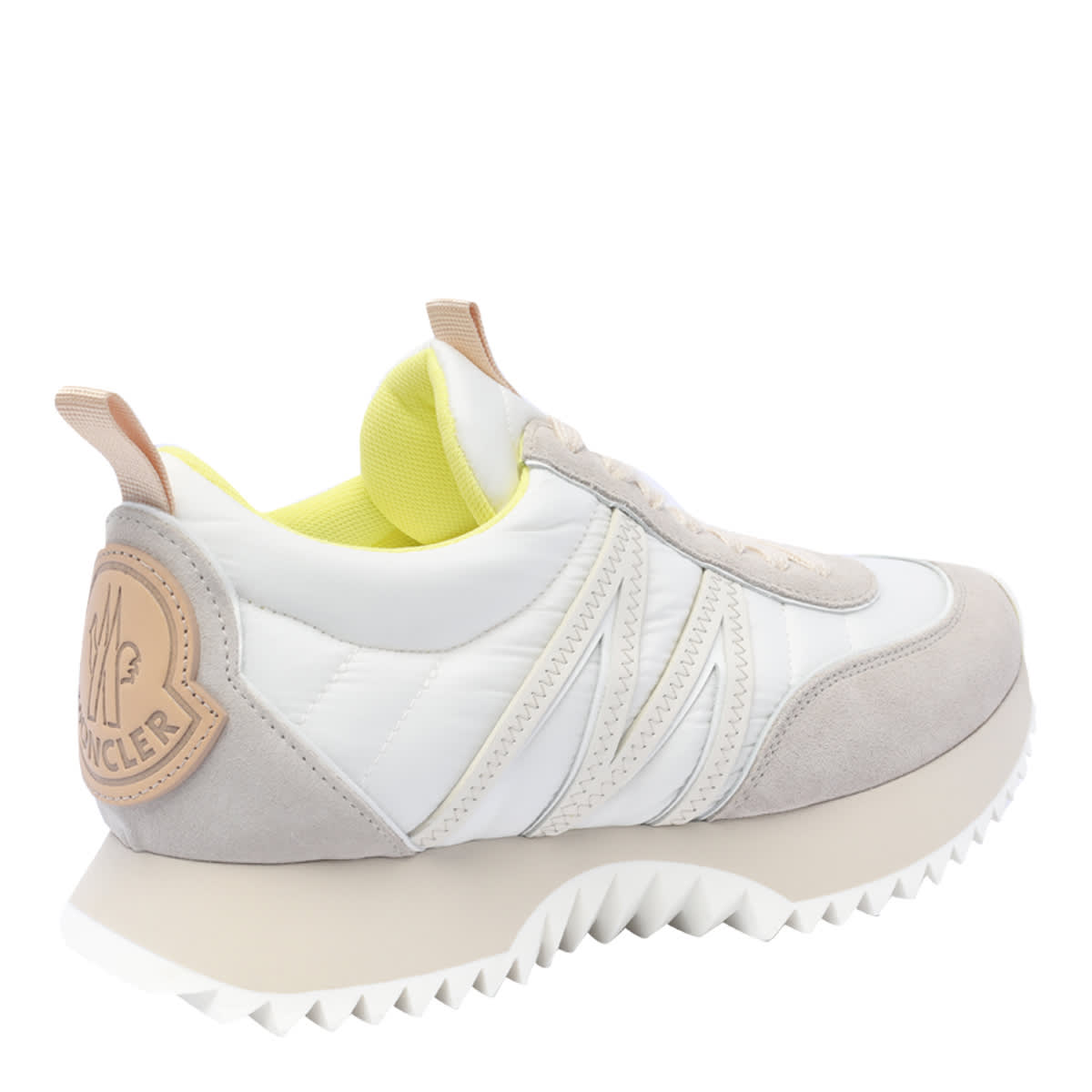 Shop Moncler Pacey Sneakers In White