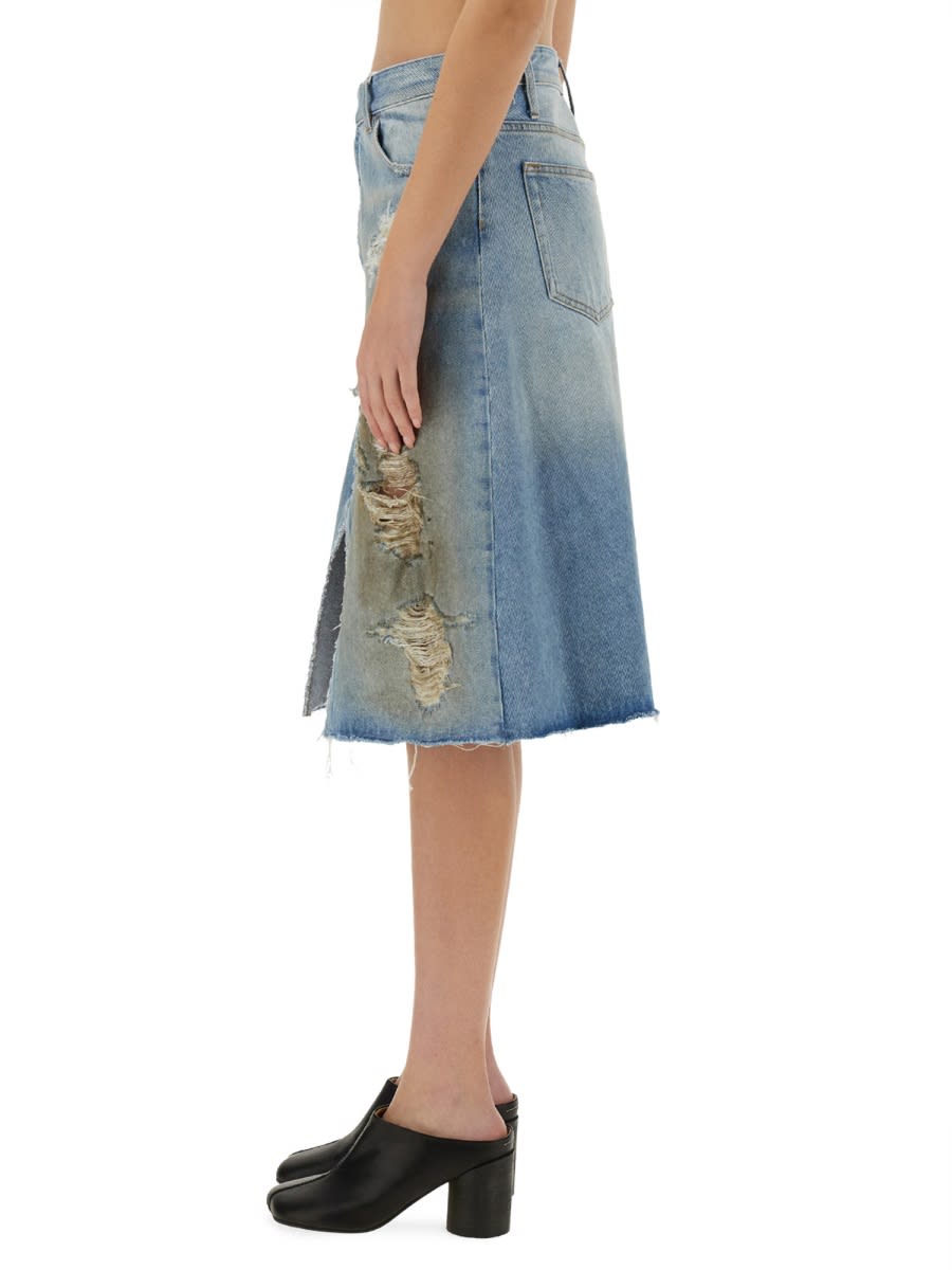 Mm6 Maison Margiela Denim Skirt