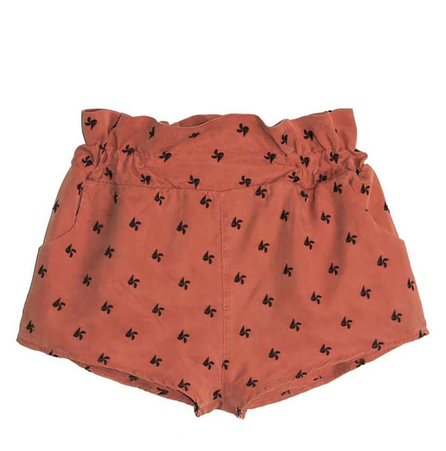 Wolf & Rita Orange Shorts For Babygirl
