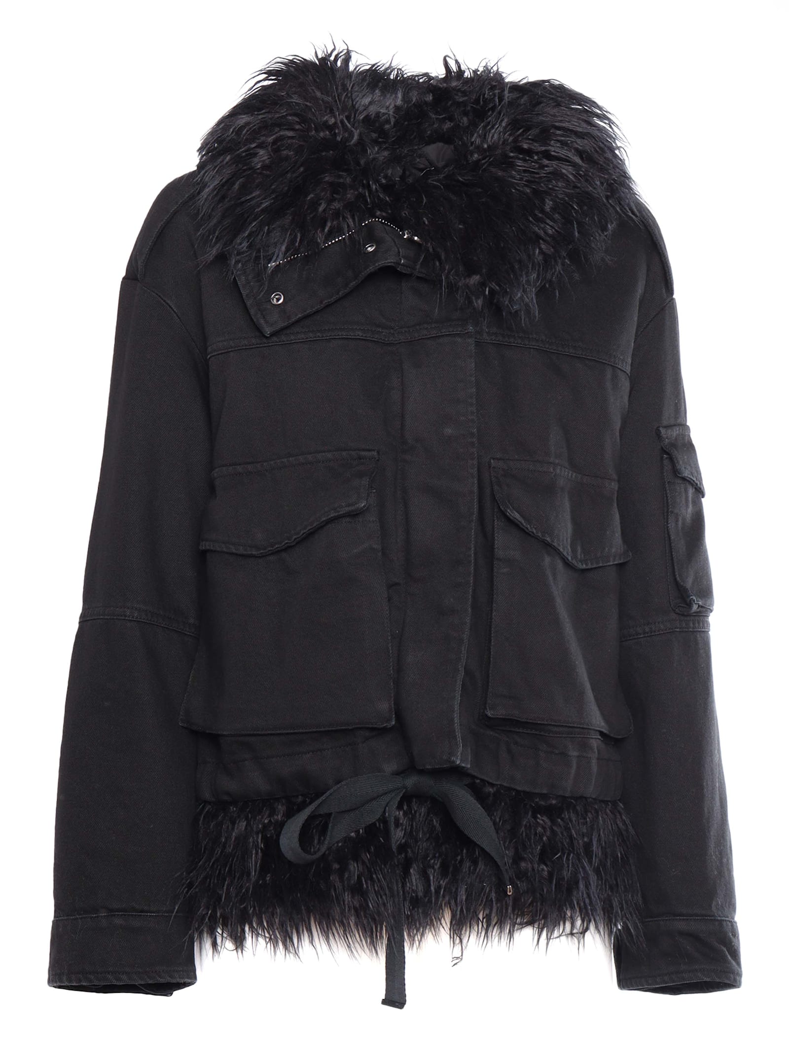 Dondup Parka In Black