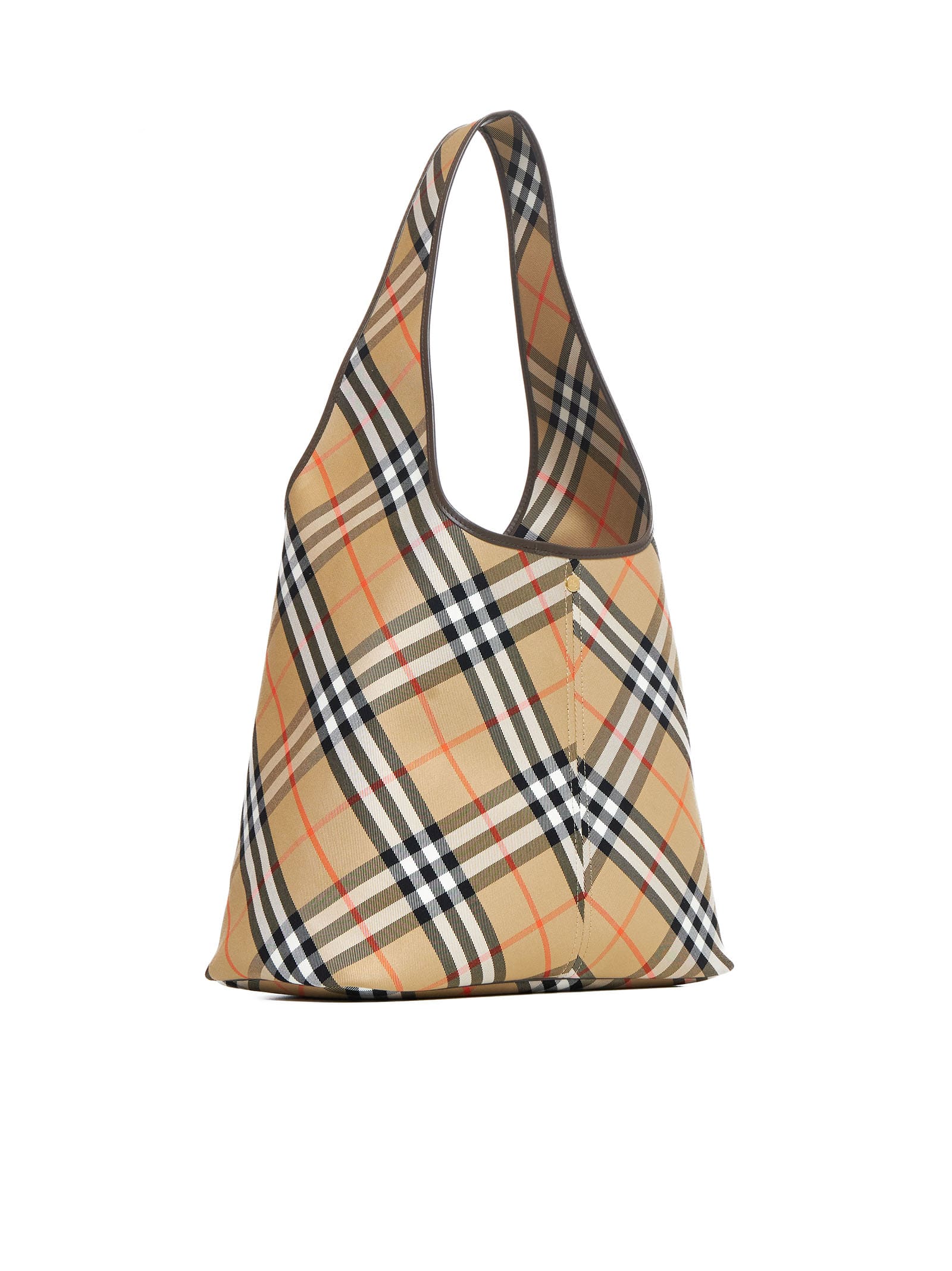 Shop Burberry Shoulder Bag In Sand