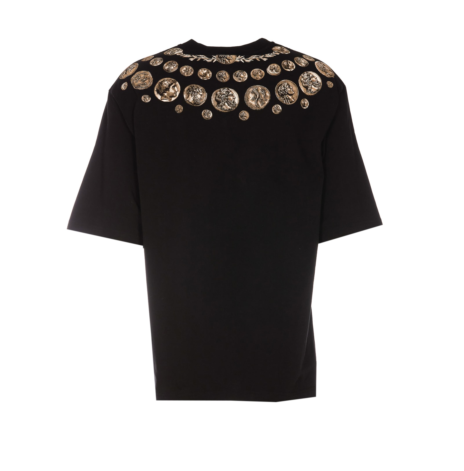 Shop Dolce & Gabbana Coins Print T-shirt In Monete Fdo.nero