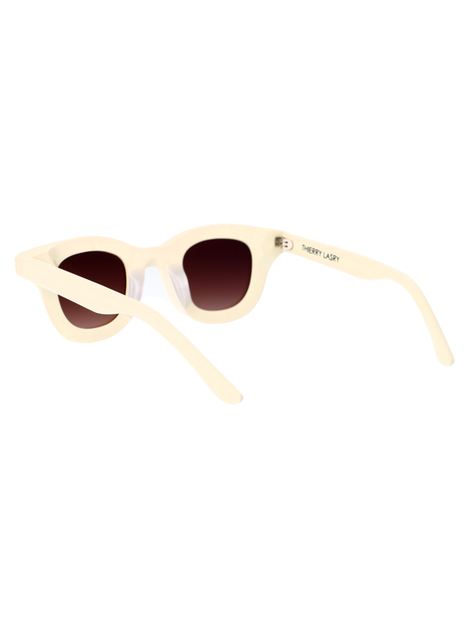 Thierry Lasry Hacktivity Square-frame Sunglasses In Neutral