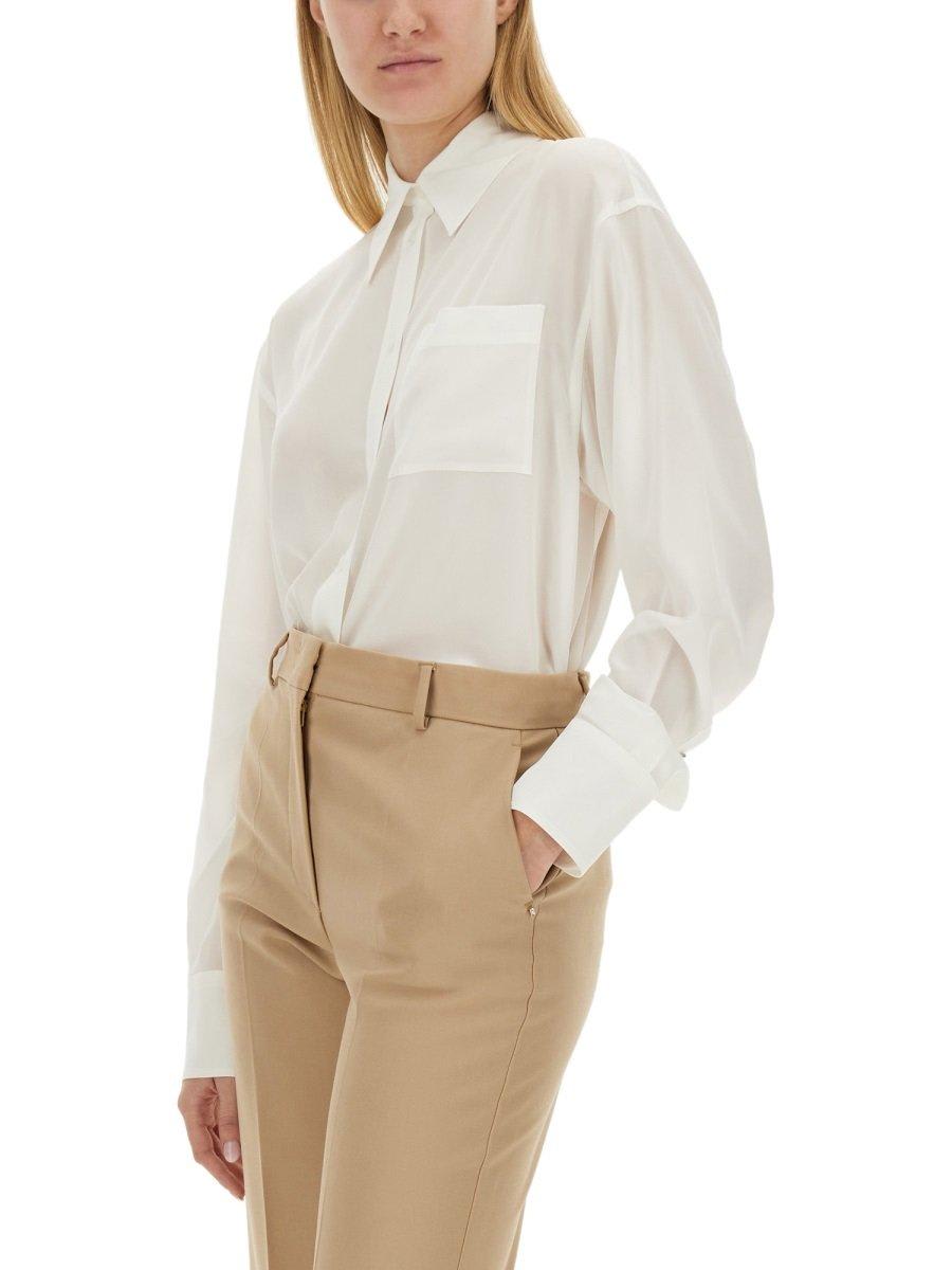 Shop Sportmax Rovigo Buttoned Shirt In Bianco