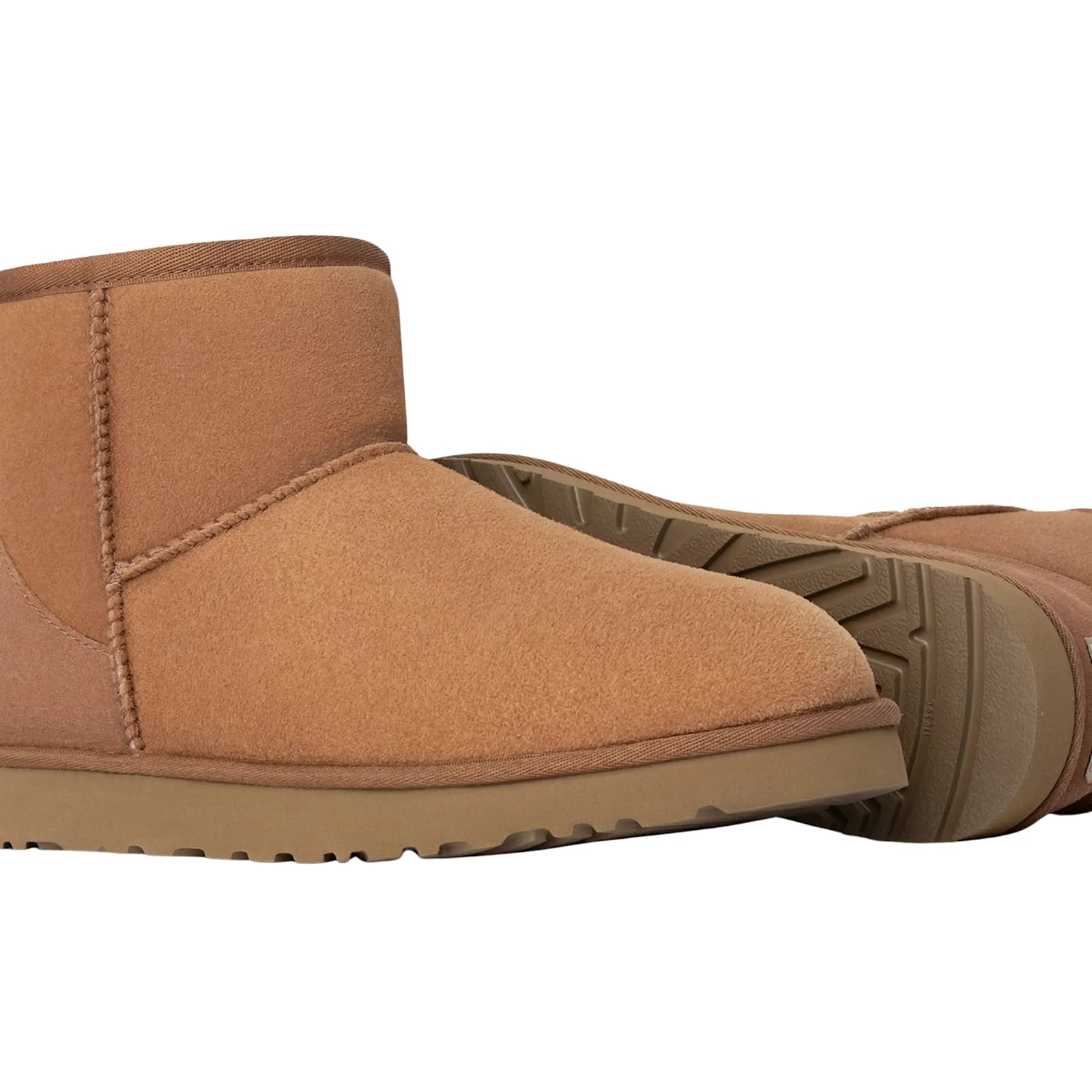 Ugg Biscuit Suede Classic Mini Ii Ankle Boots In Chestnut