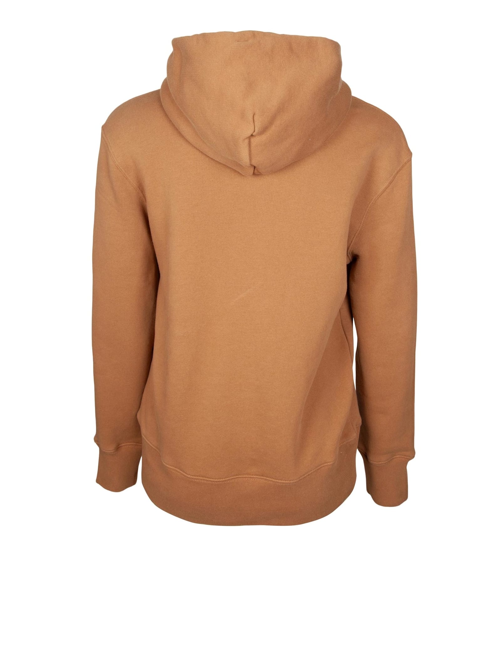 Autry Drawstring Hooded Knitwear With Ribbed Cuffs In Brown
