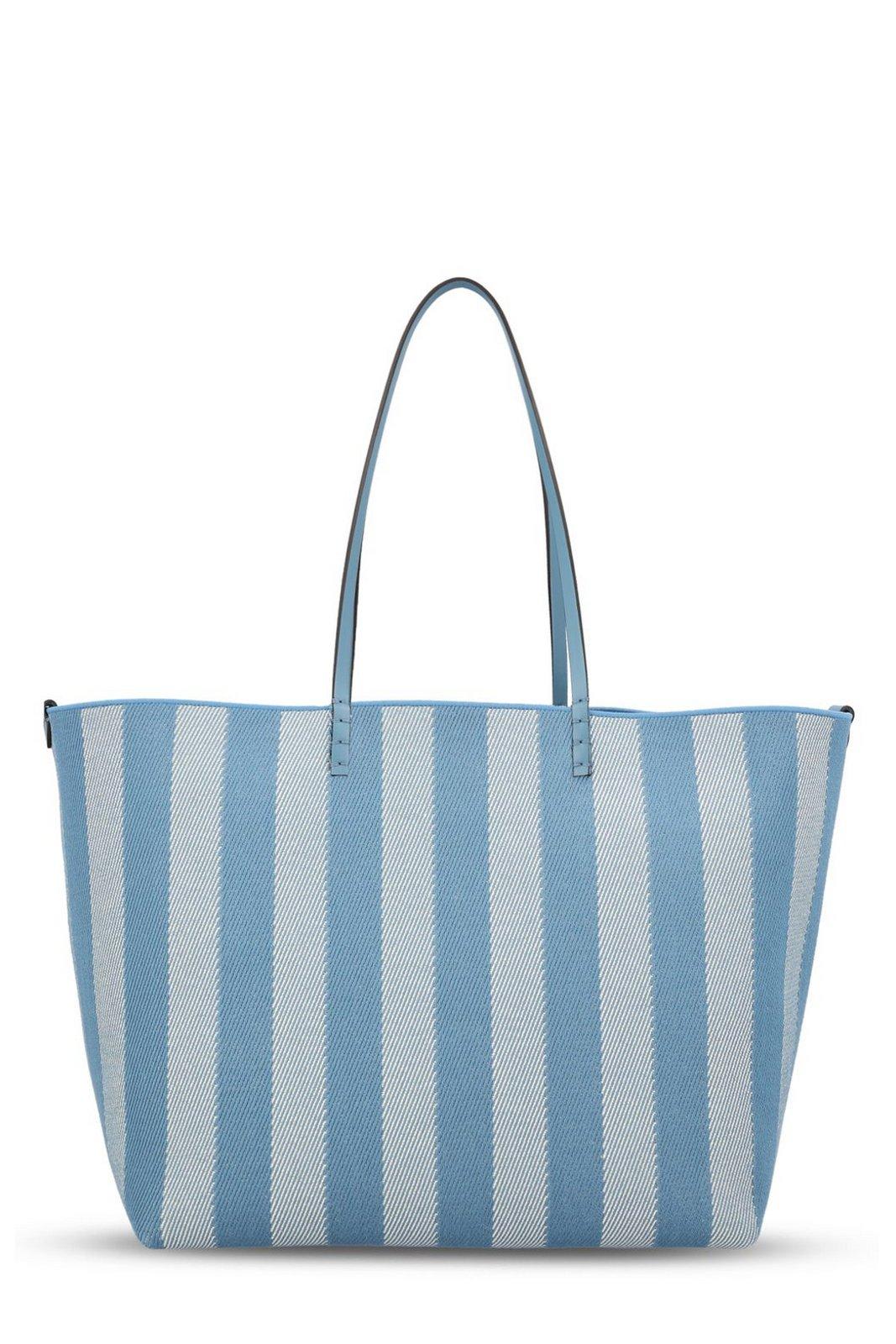 Roll Striped Large Reversible Tote Bag