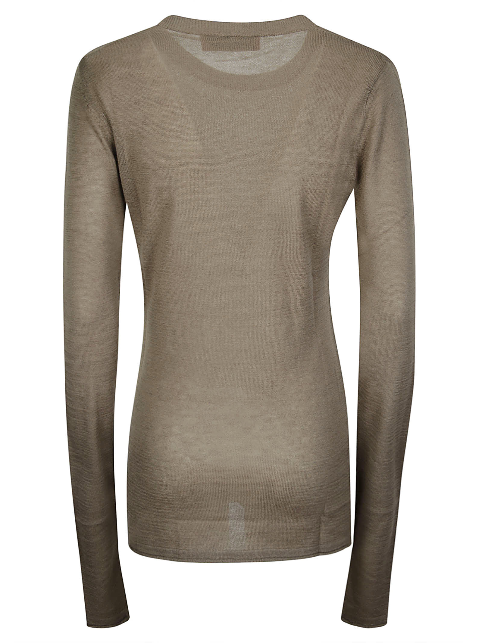 Shop Wild Cashmere Extra Long Sleeve G/neck Sweater In 190